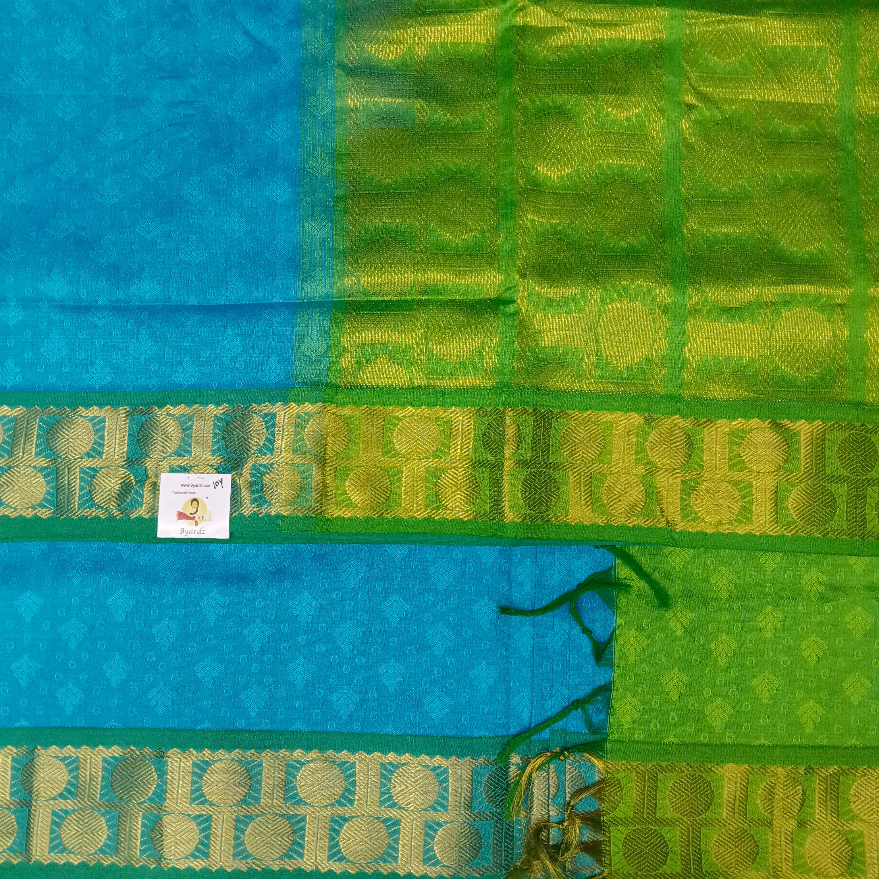 Semi Silk cotton Embossed Madisar