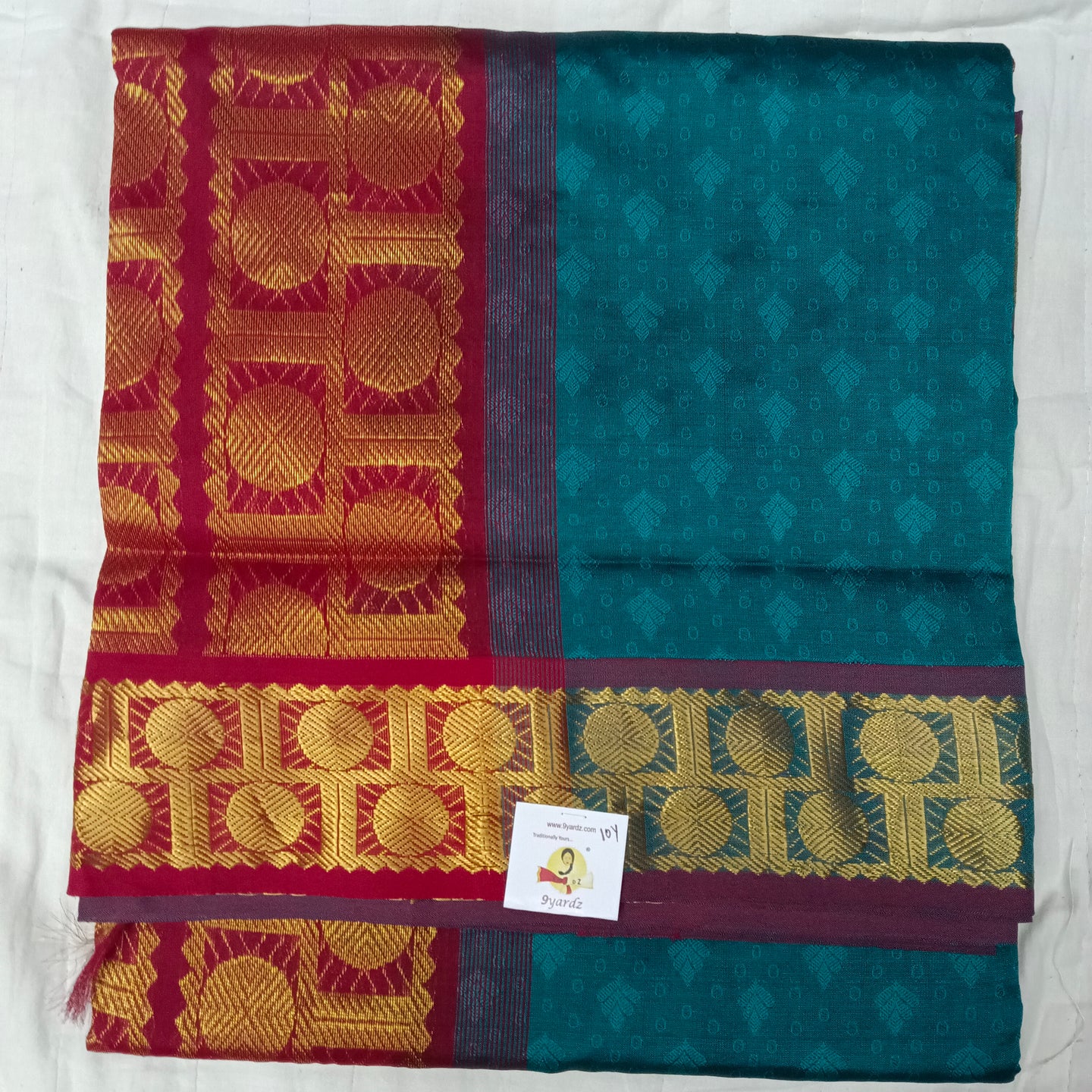 Semi Silk cotton Embossed Madisar