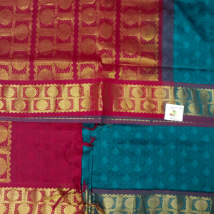 Semi Silk cotton Embossed Madisar