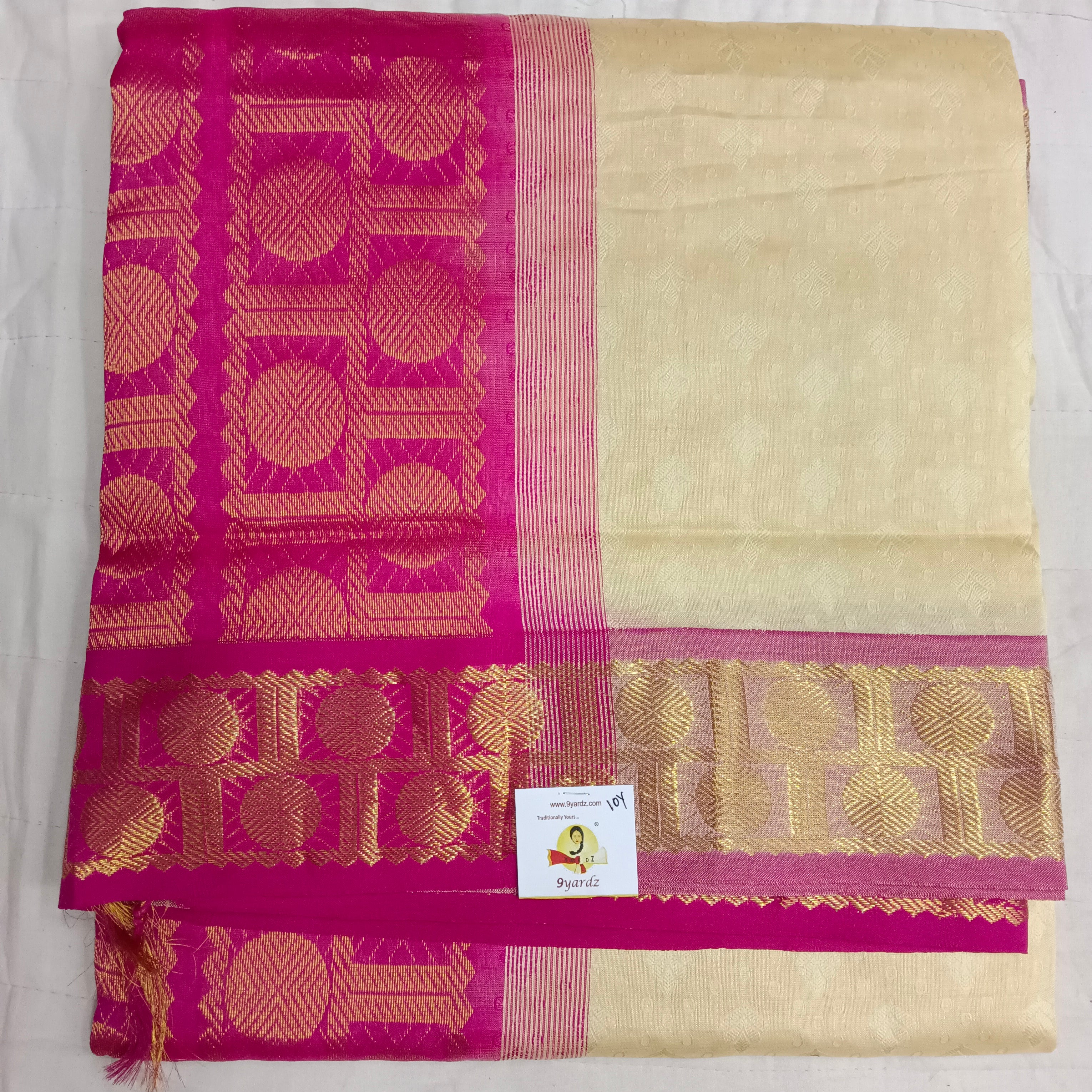 Semi Silk cotton Embossed Madisar