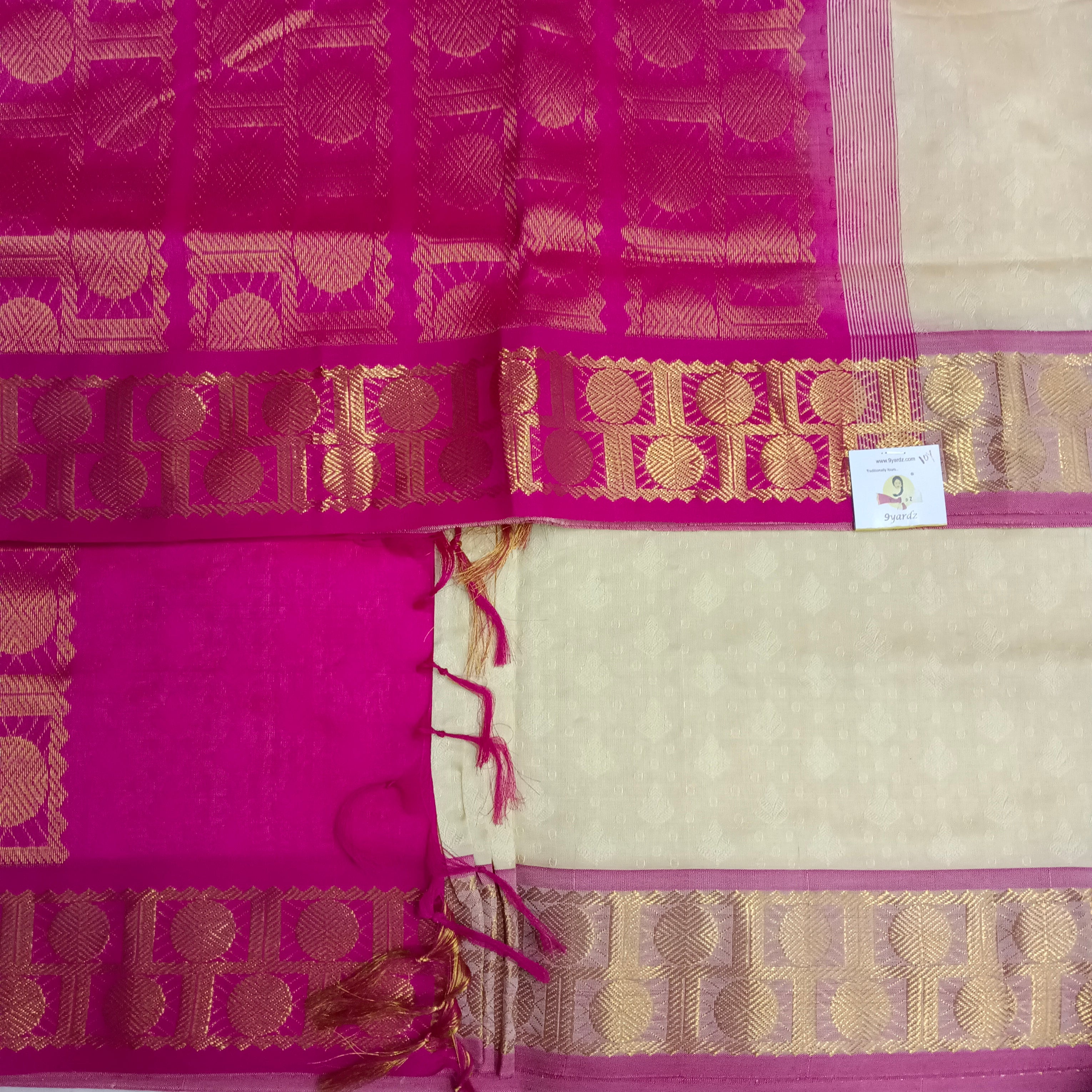Semi Silk cotton Embossed Madisar