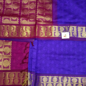 Semi Silk cotton Embossed Madisar