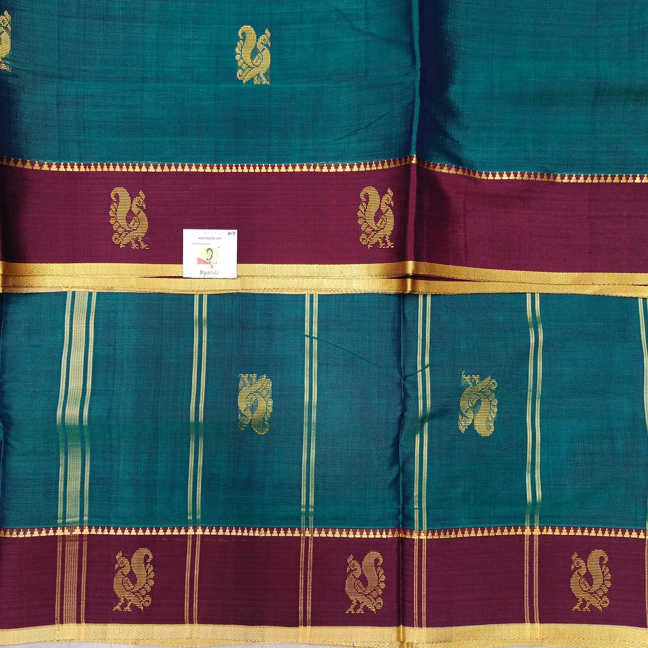 Devendra 10yards Body  Embossed