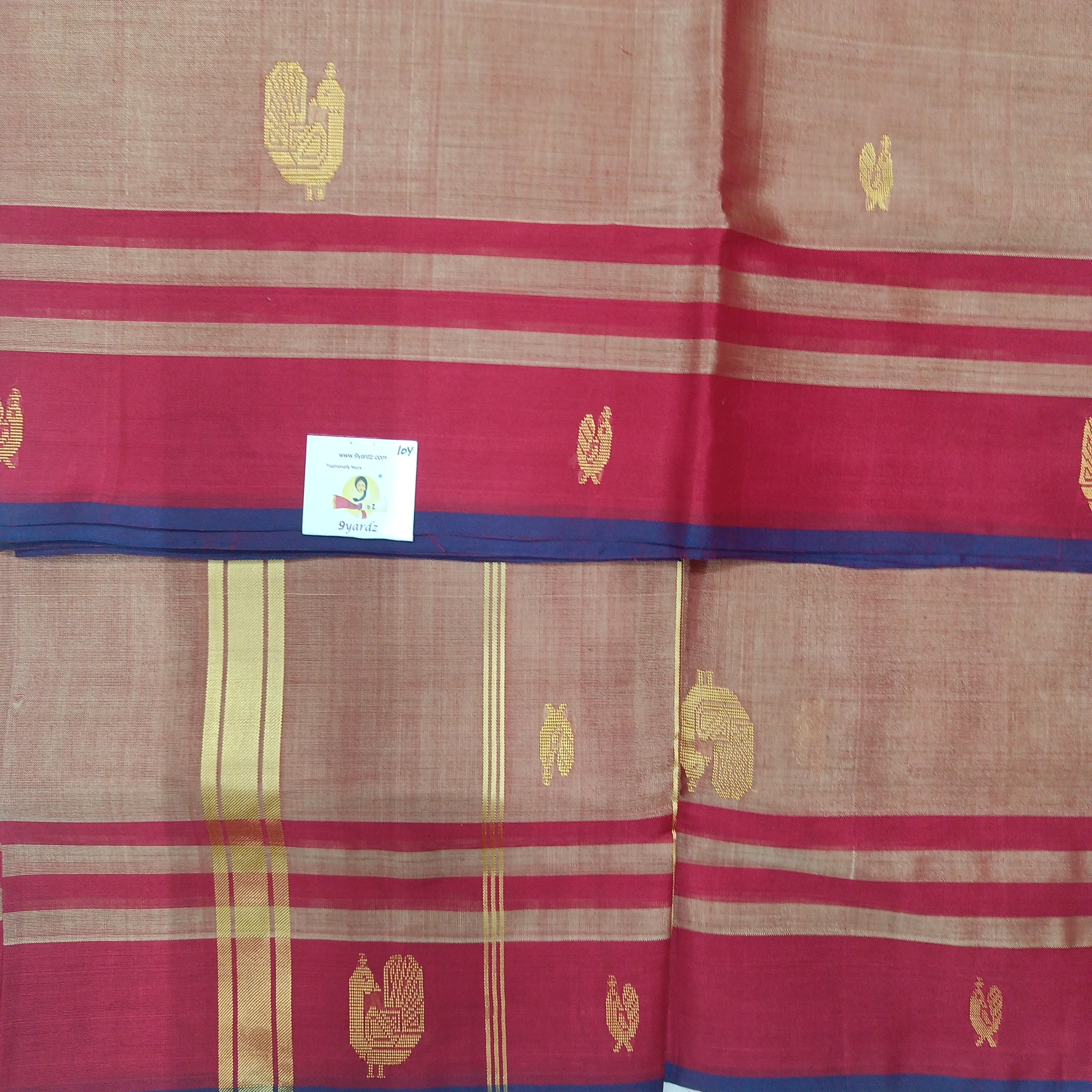Devendra 10yards Body  Embossed