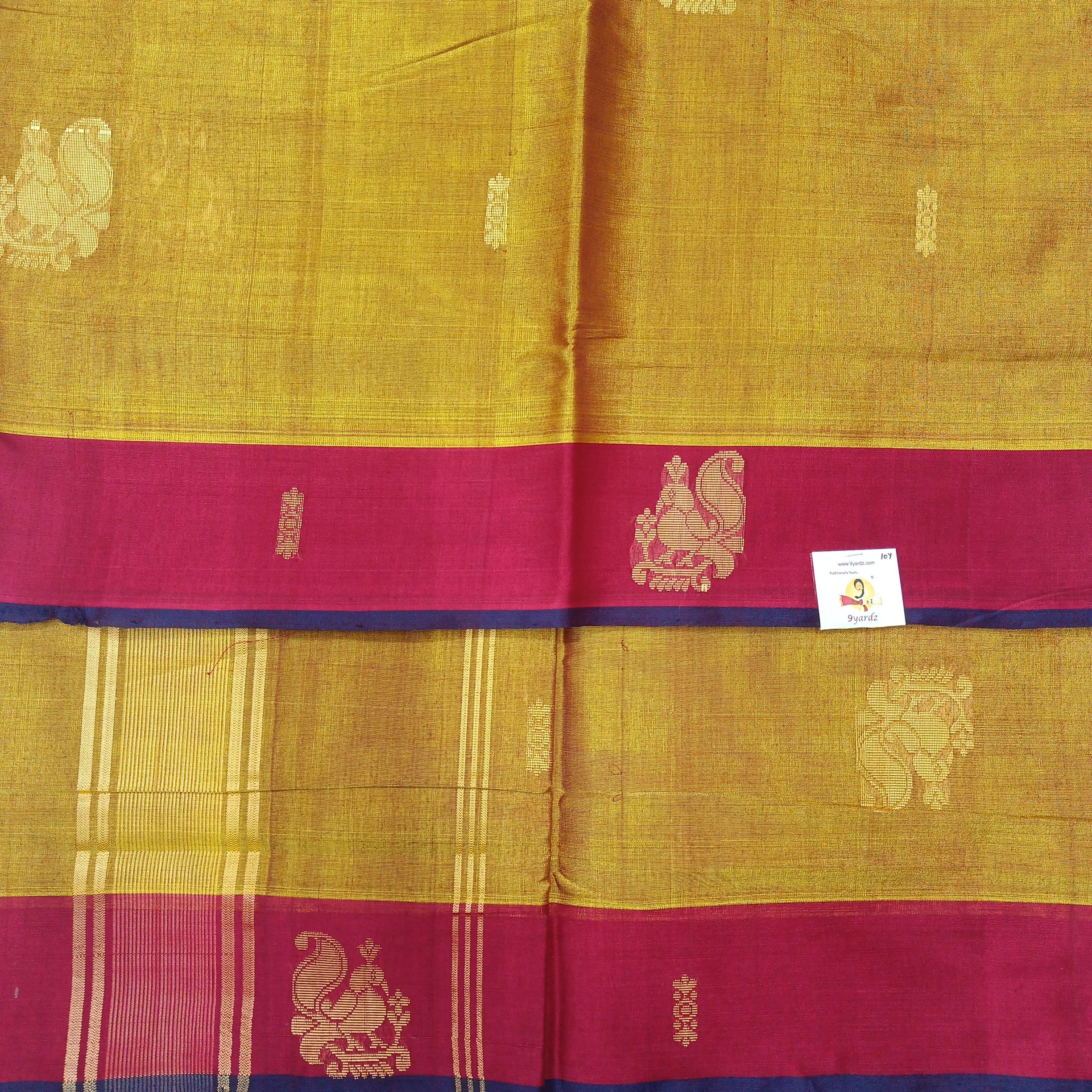 Devendra 10yards Body  Embossed