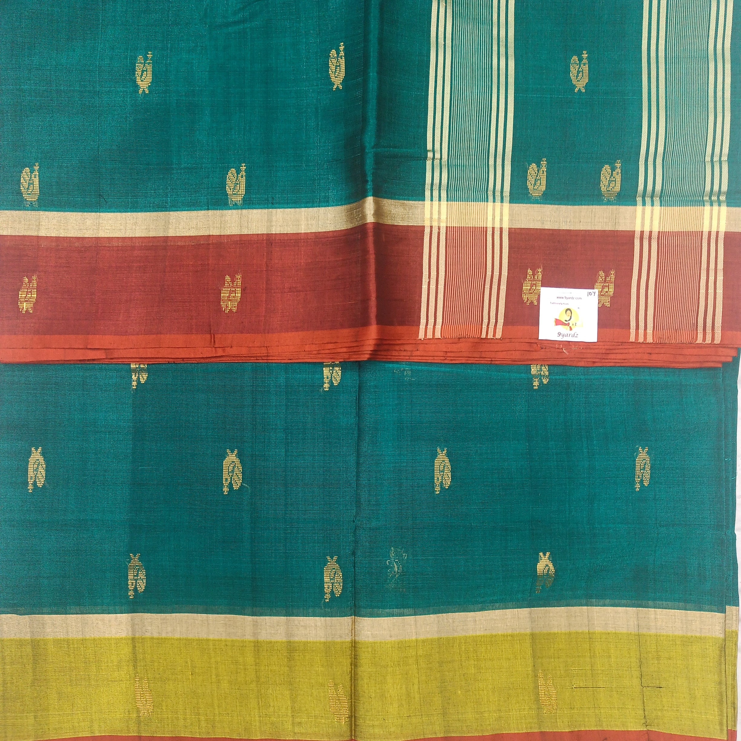 Devendra 10yards Body  Embossed