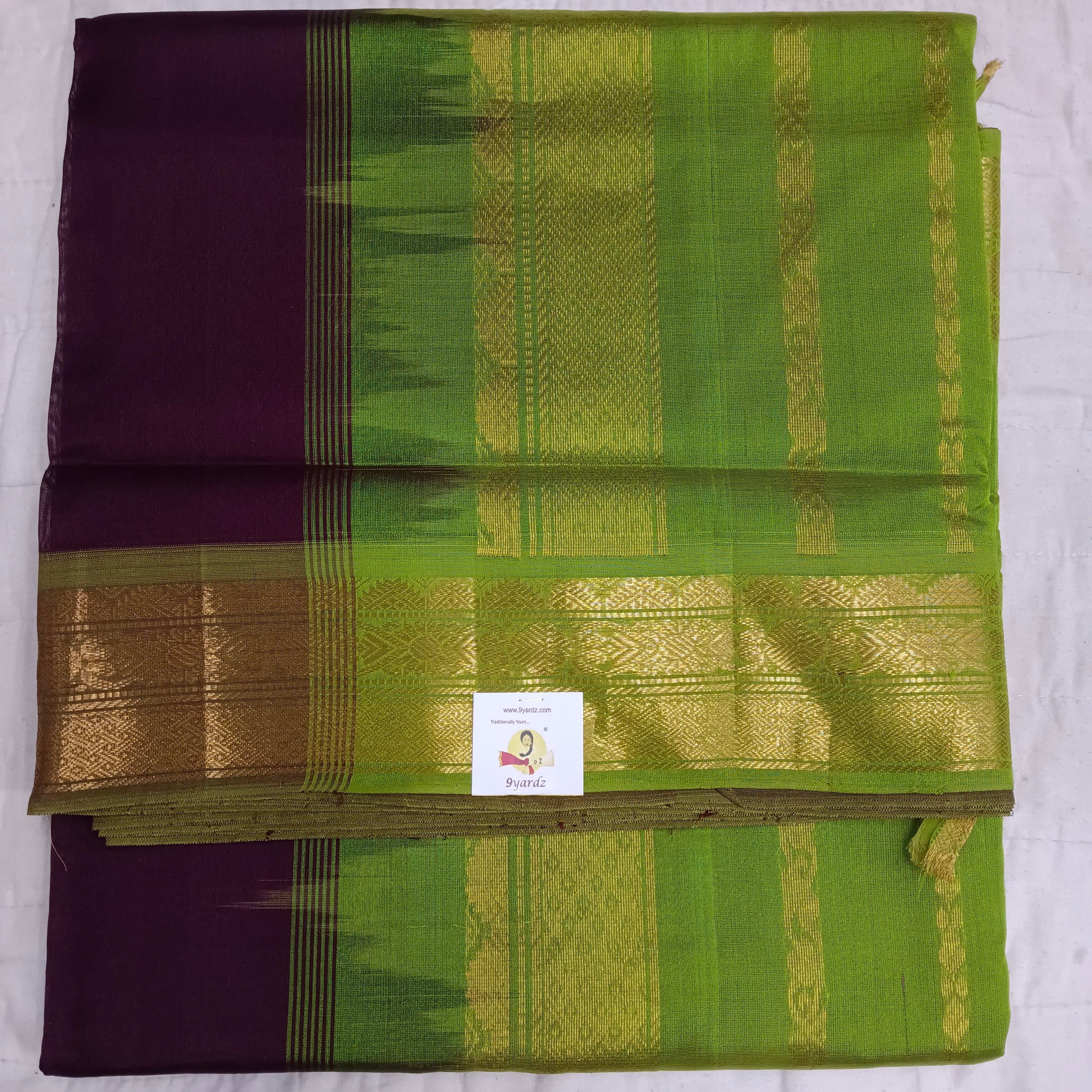 Pure silk cotton- Butta, 10 yards madisar