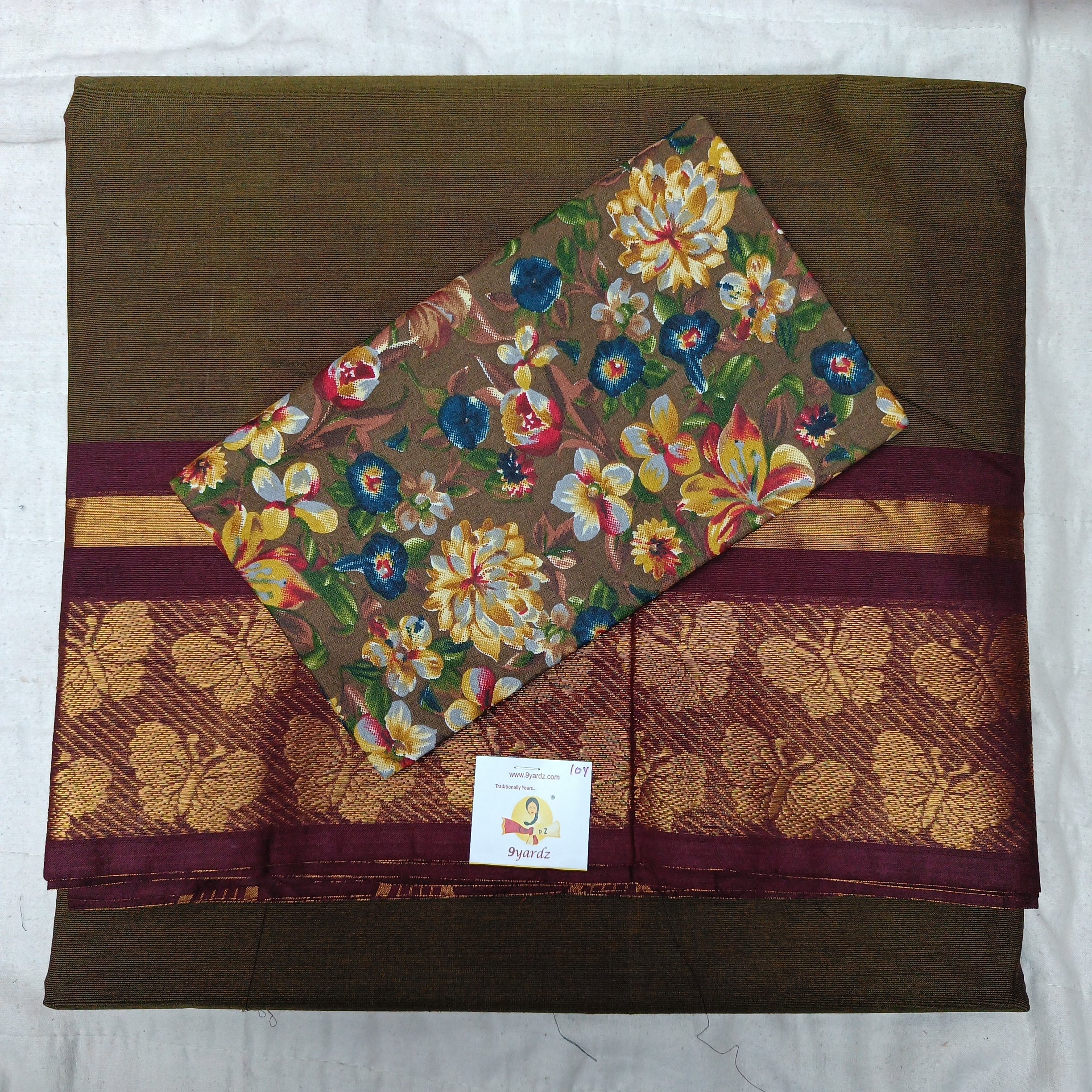 Arupukottai cotton 10 yards madisar