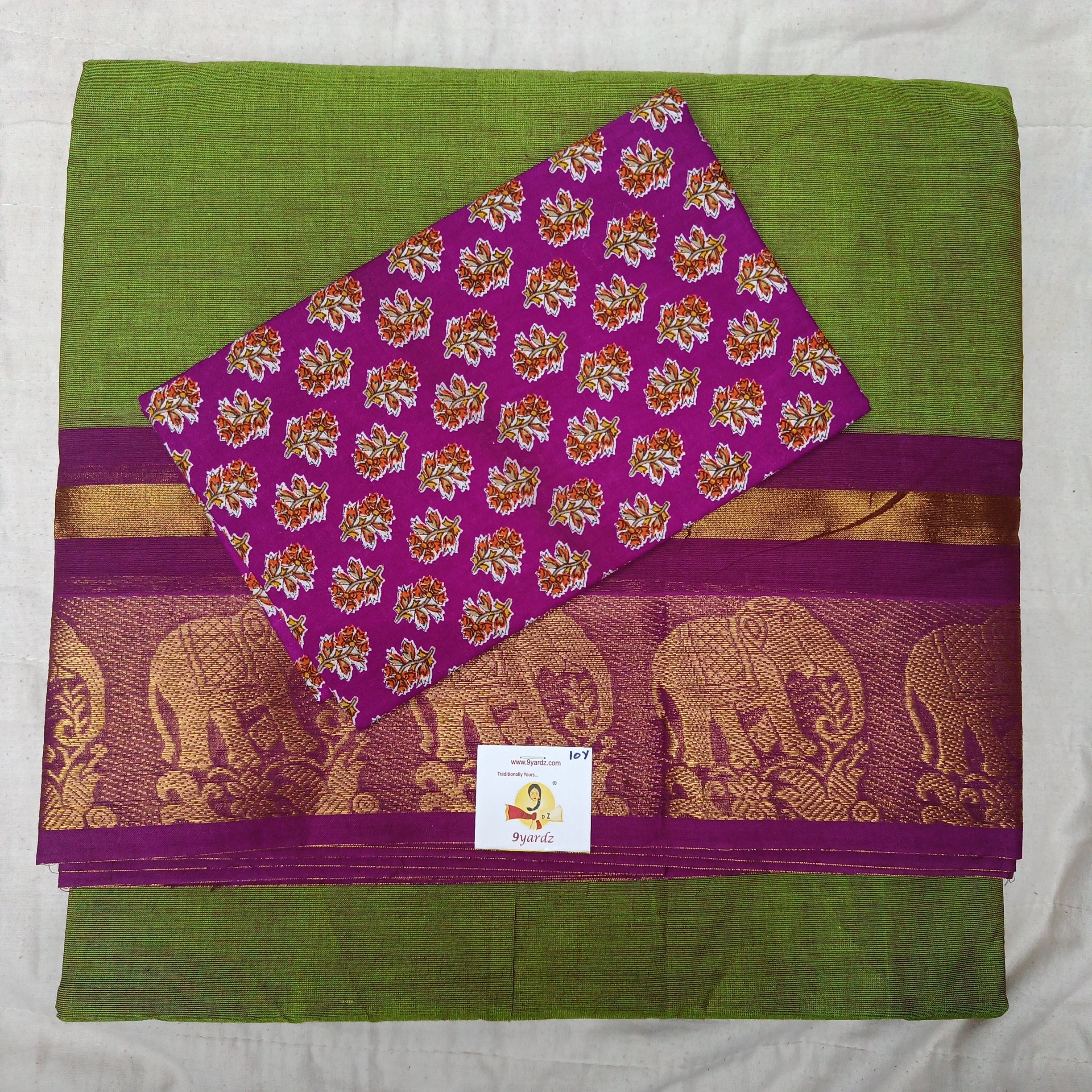 Arupukottai cotton 10 yards madisar