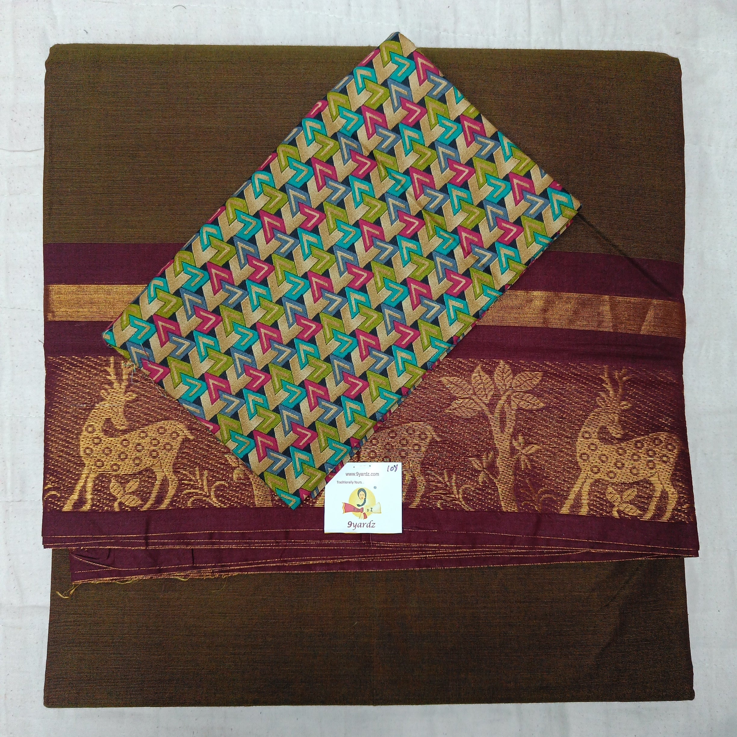 Arupukottai cotton 10 yards madisar