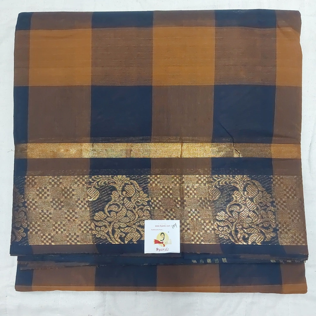 Arupukottai cotton checked 10yards madisar