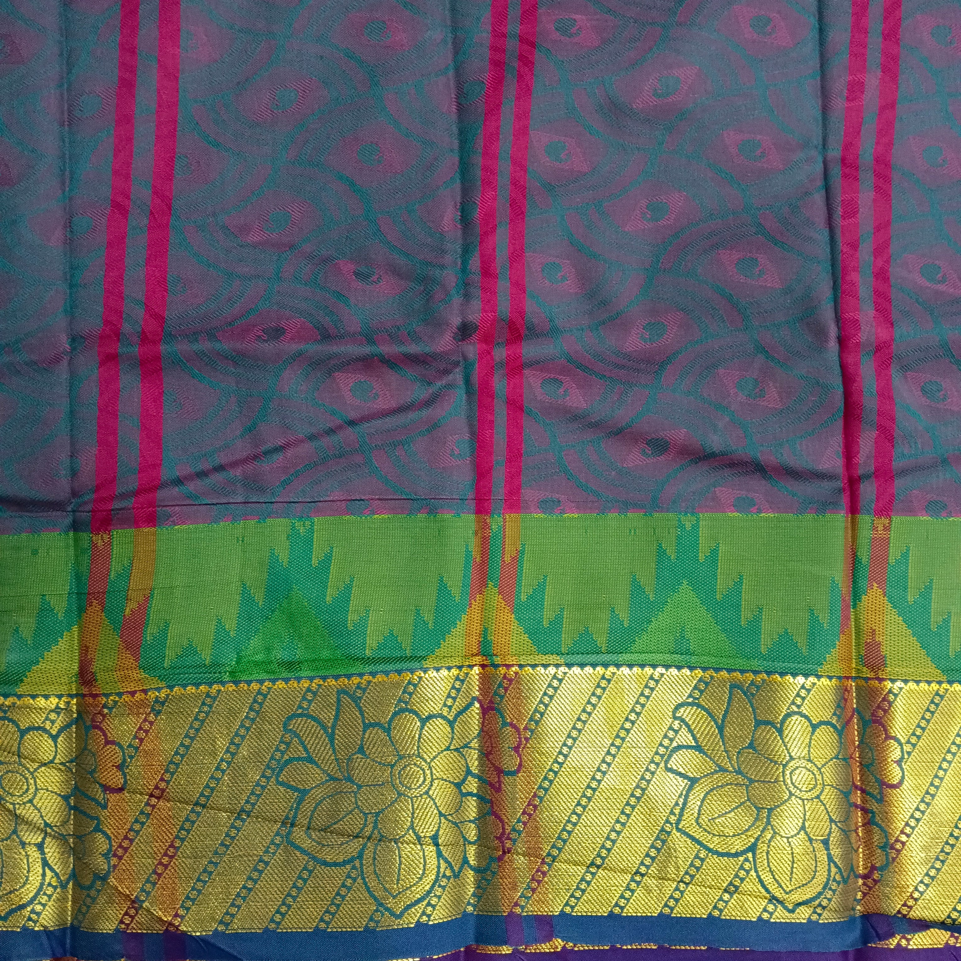 Rich poly Silk 6yardz