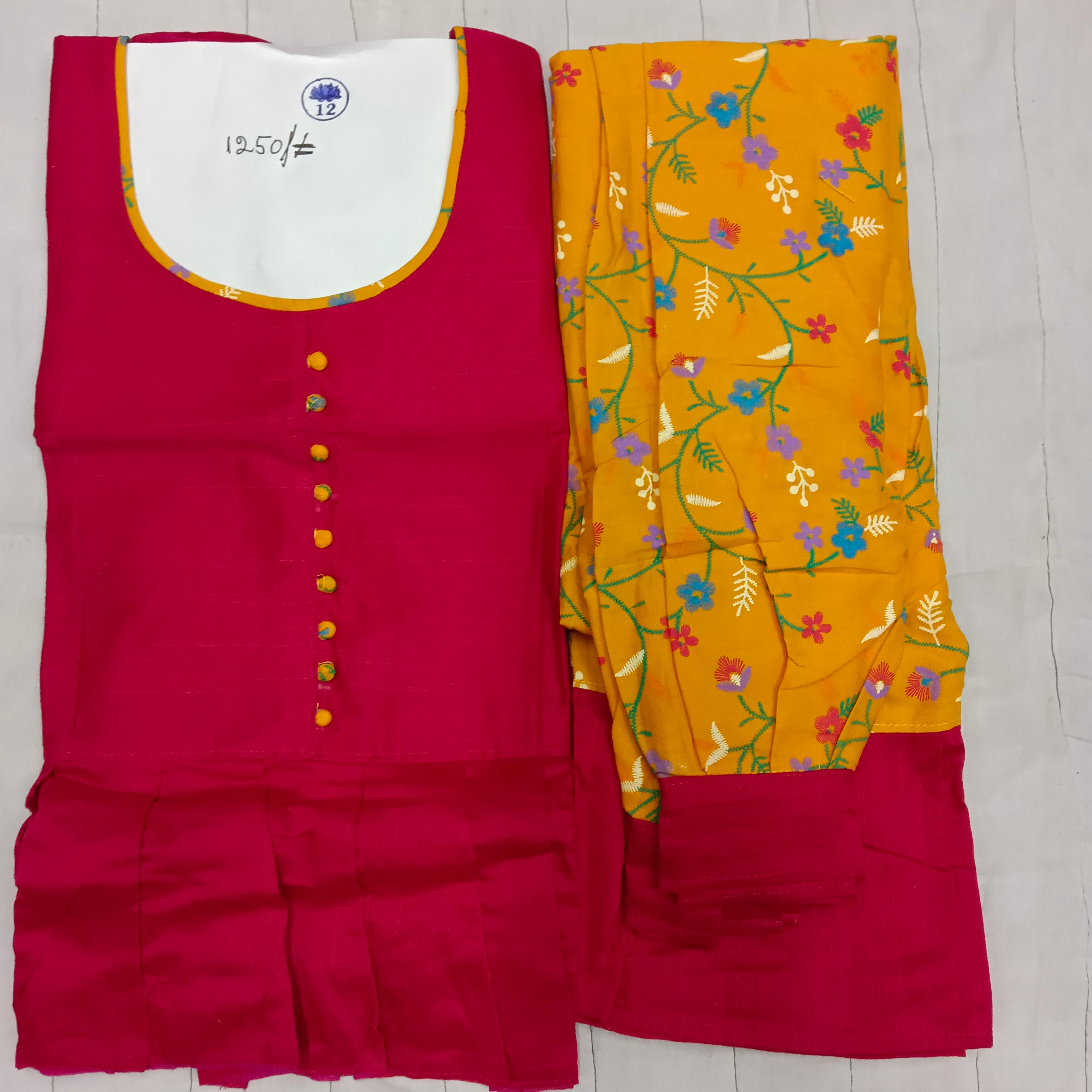 Embossed Pavadai