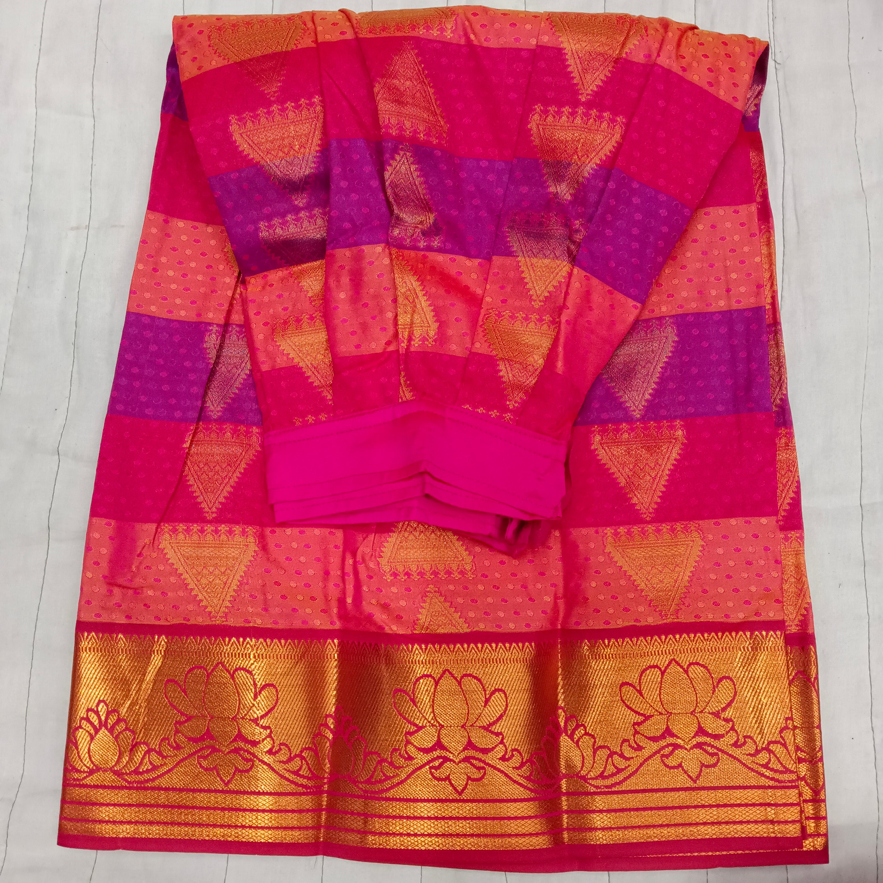 Embossed Pavadai