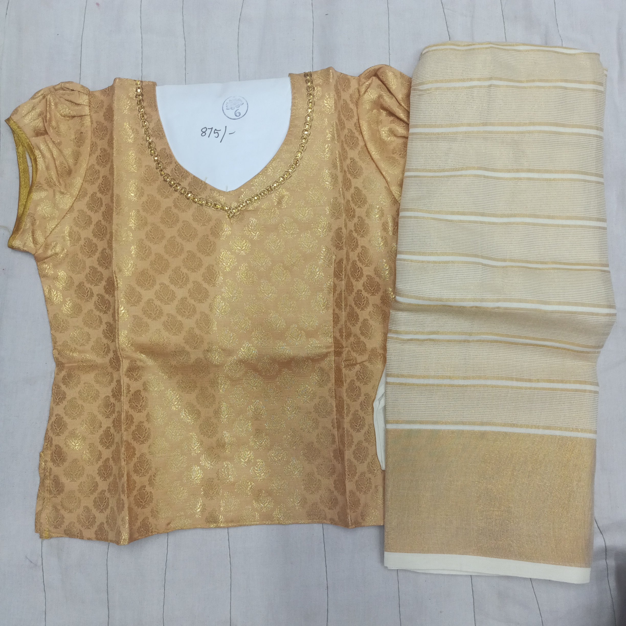 Embossed Pavadai