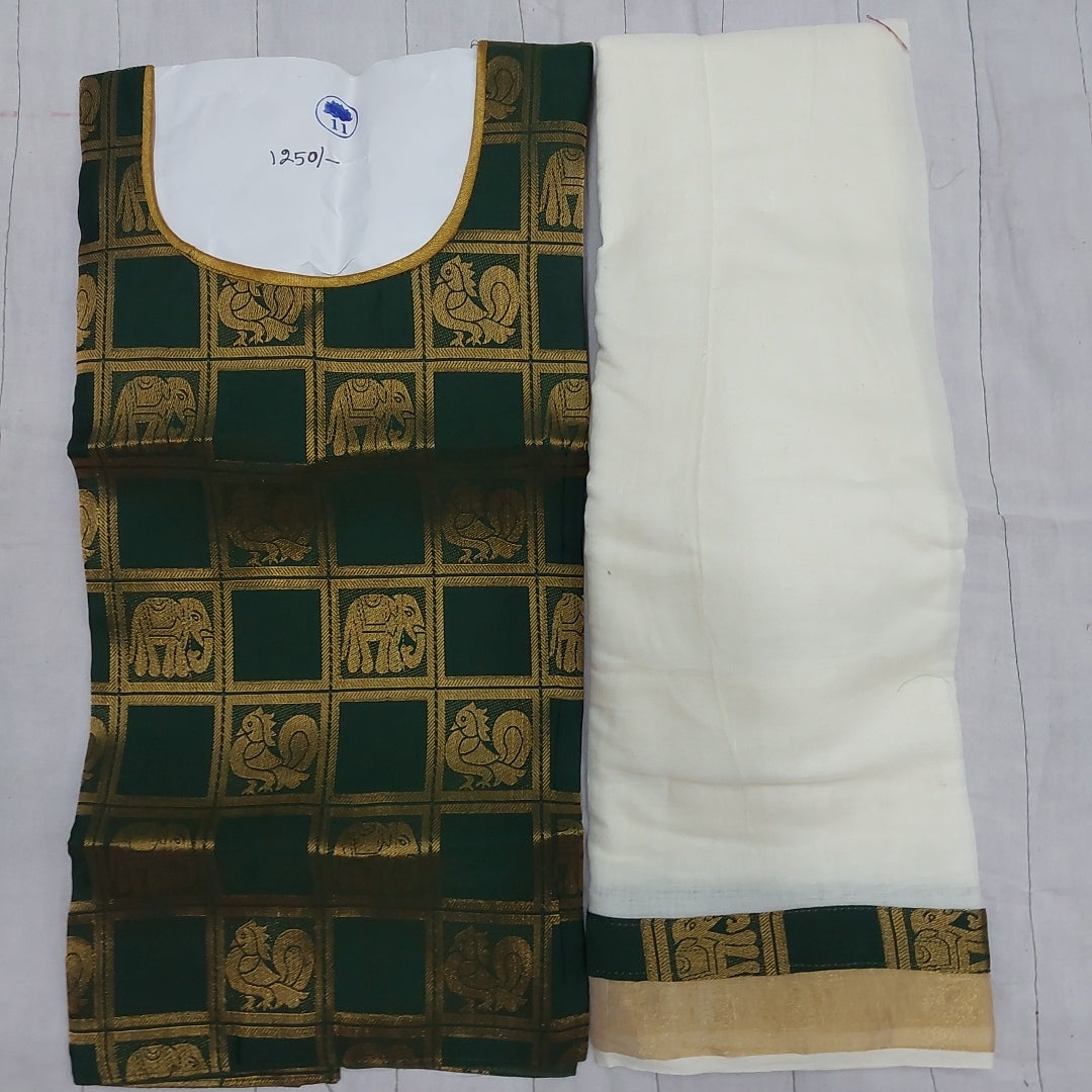 Embossed Pavadai
