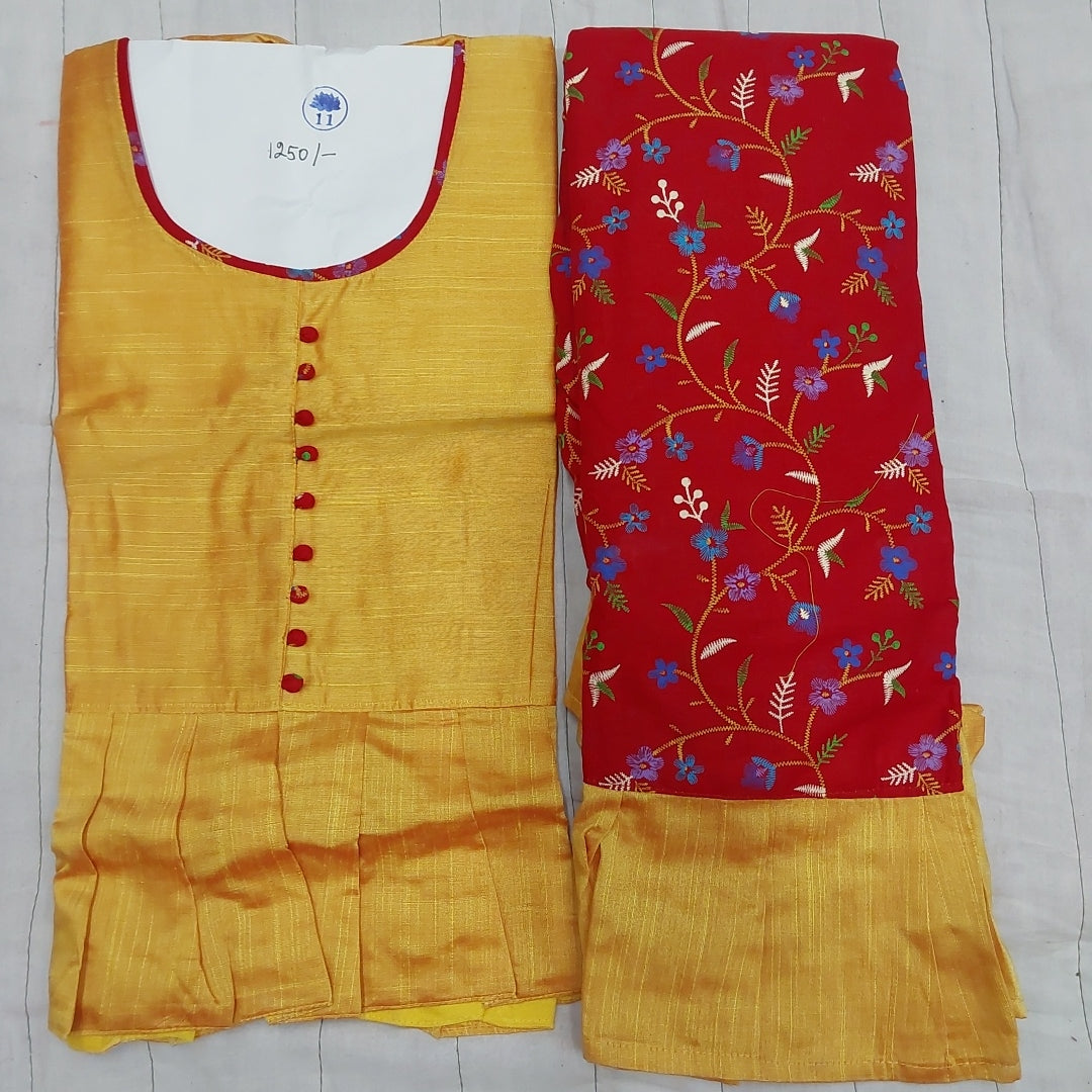 Embossed Pavadai