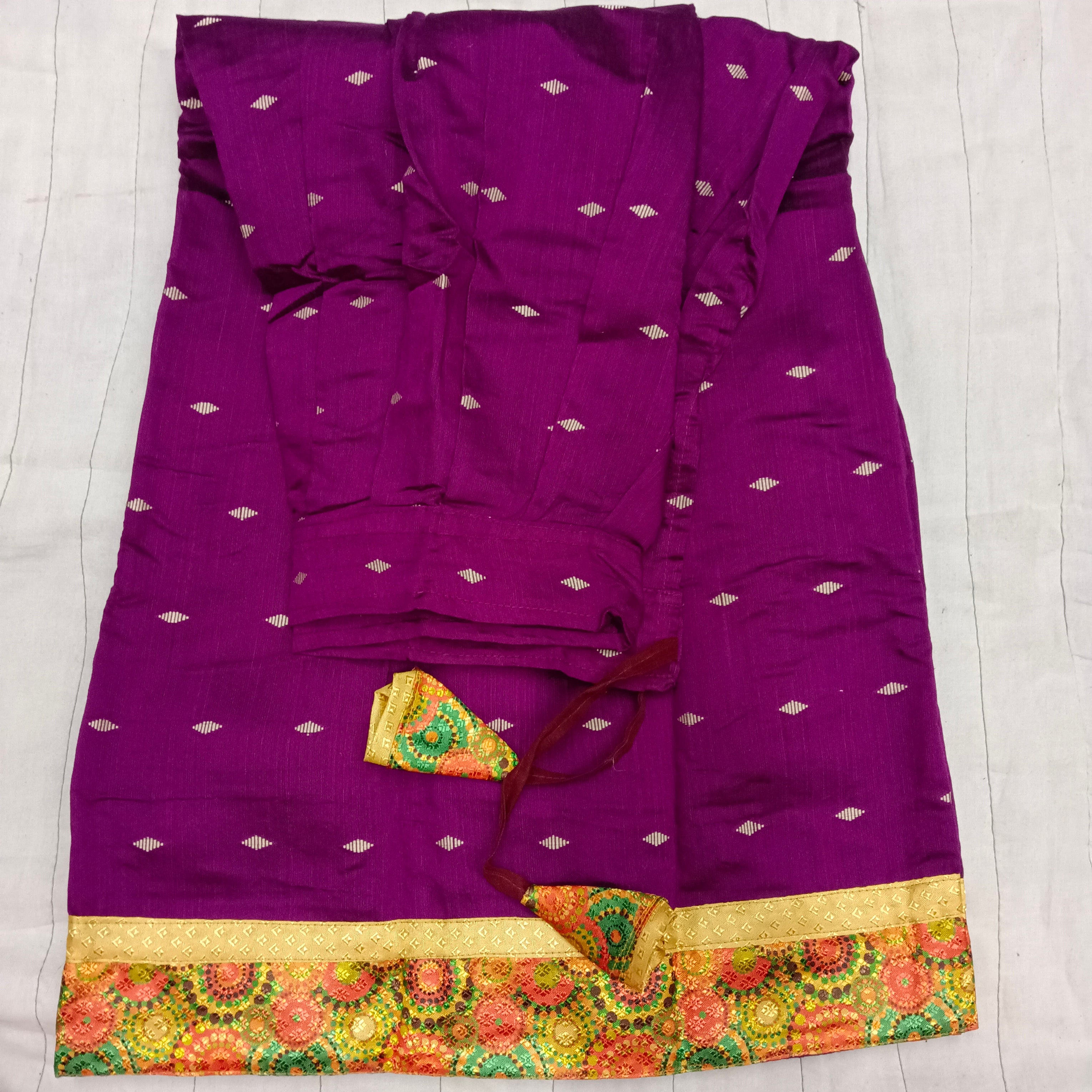 Embossed Pavadai