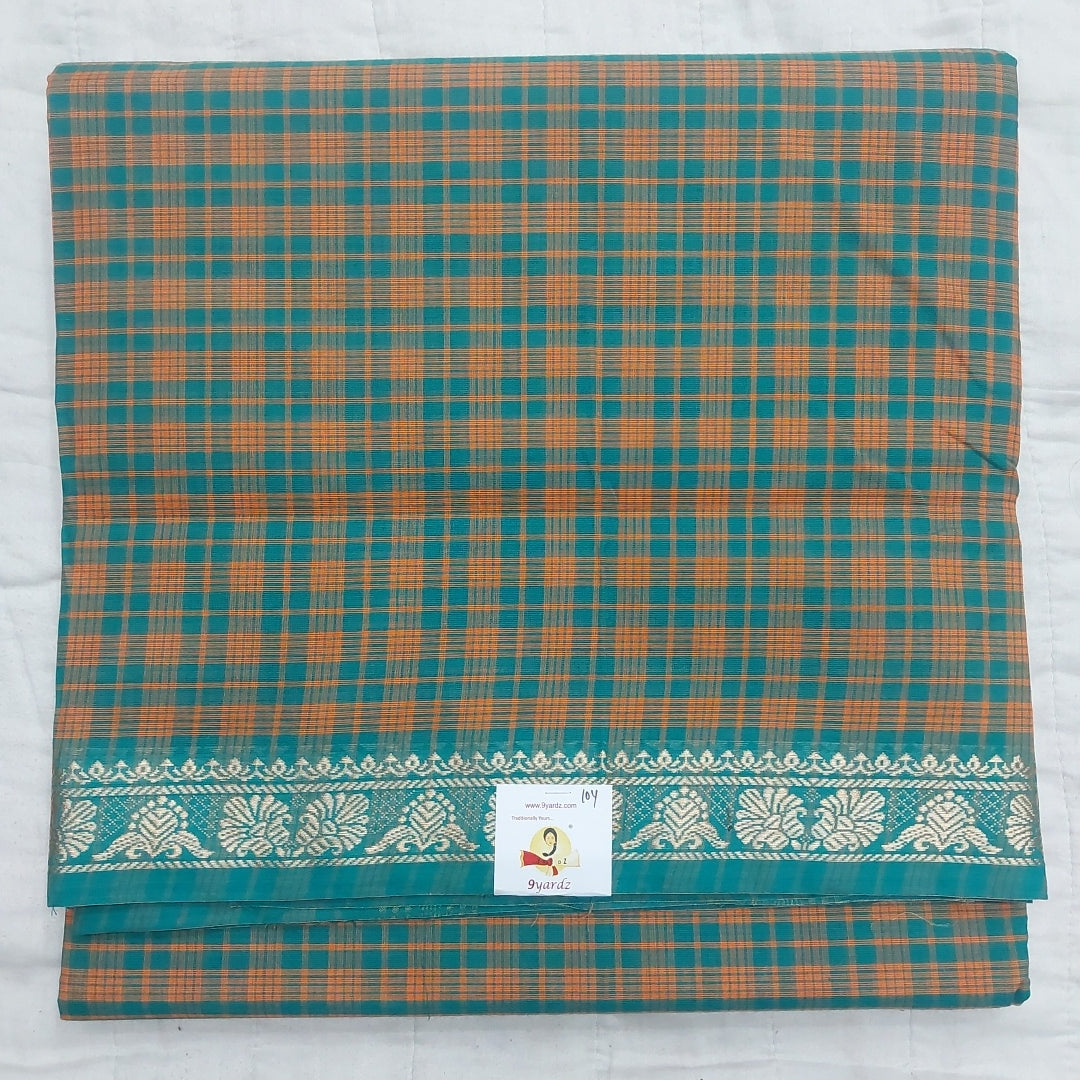 Arupukottai cotton 10 yards madisar