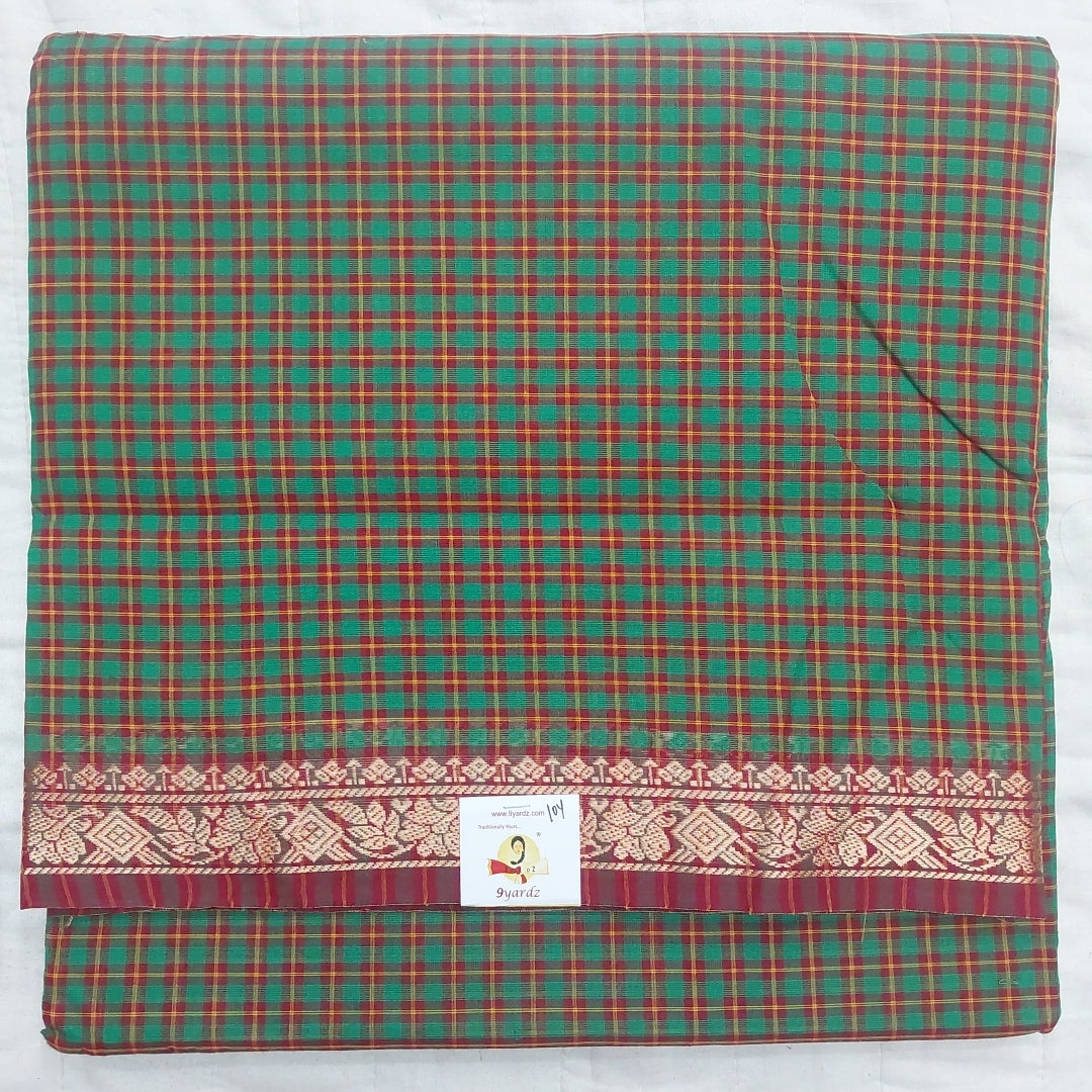 Arupukottai cotton 10 yards madisar