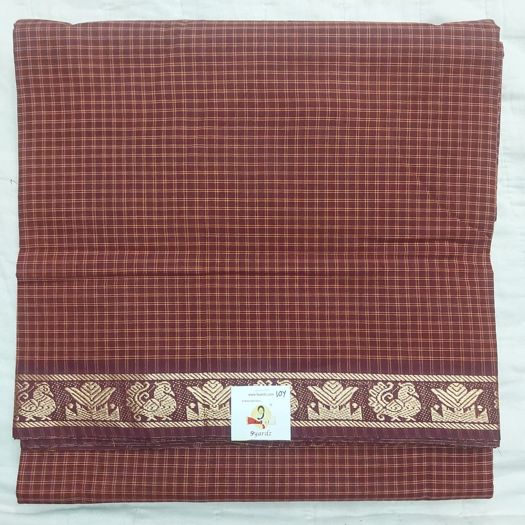 Arupukottai cotton 10 yards madisar