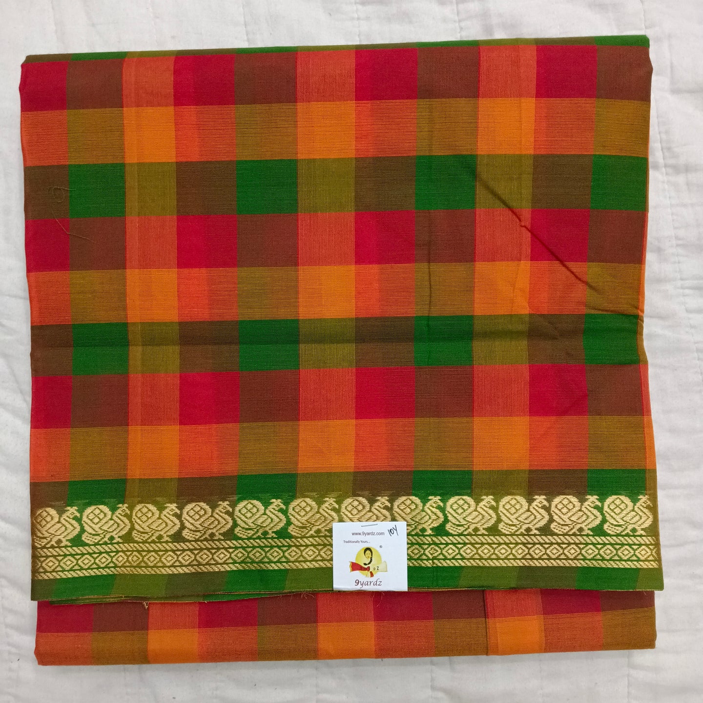 Arupukottai cotton 10 yards madisar