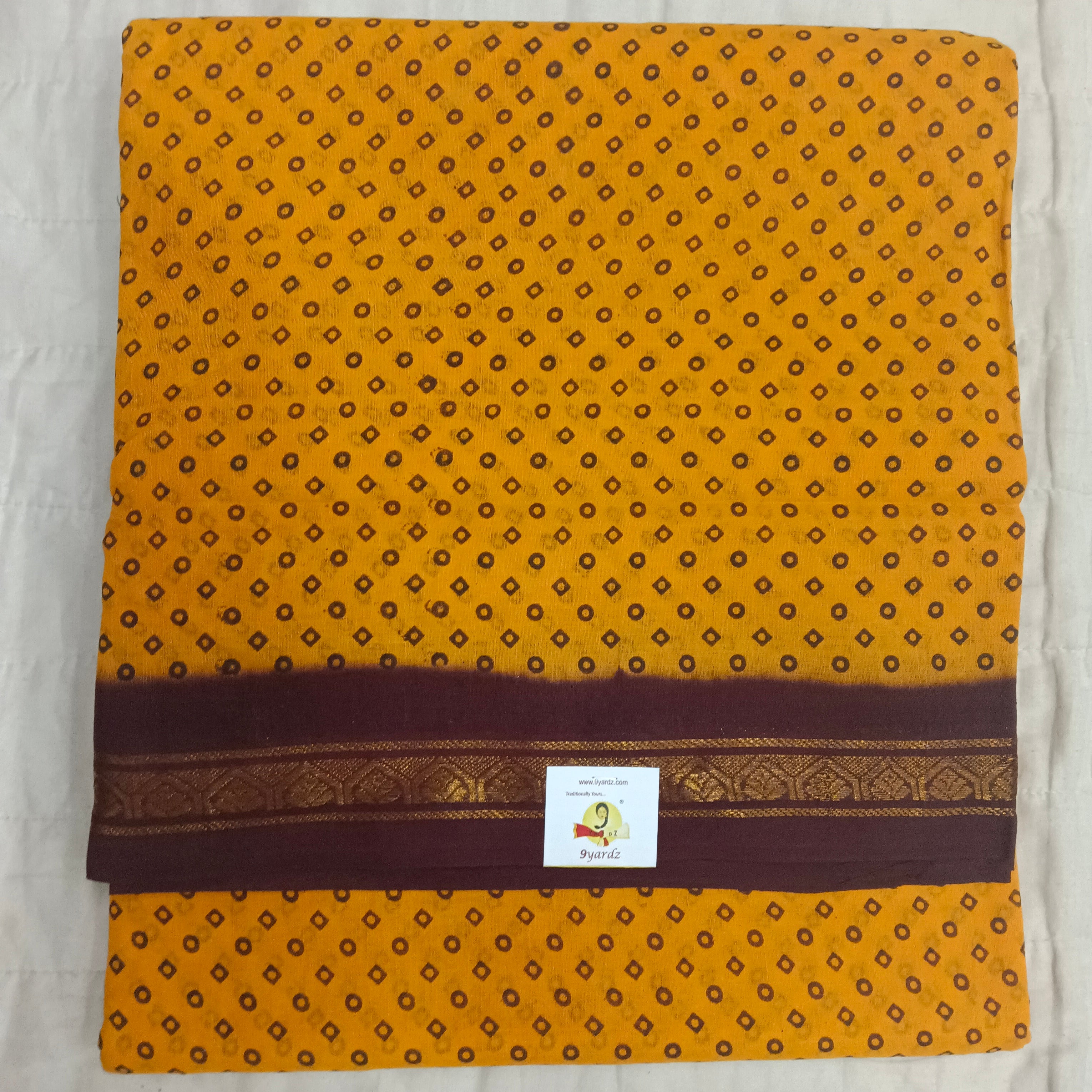 Sungudi cotton 12 yardz