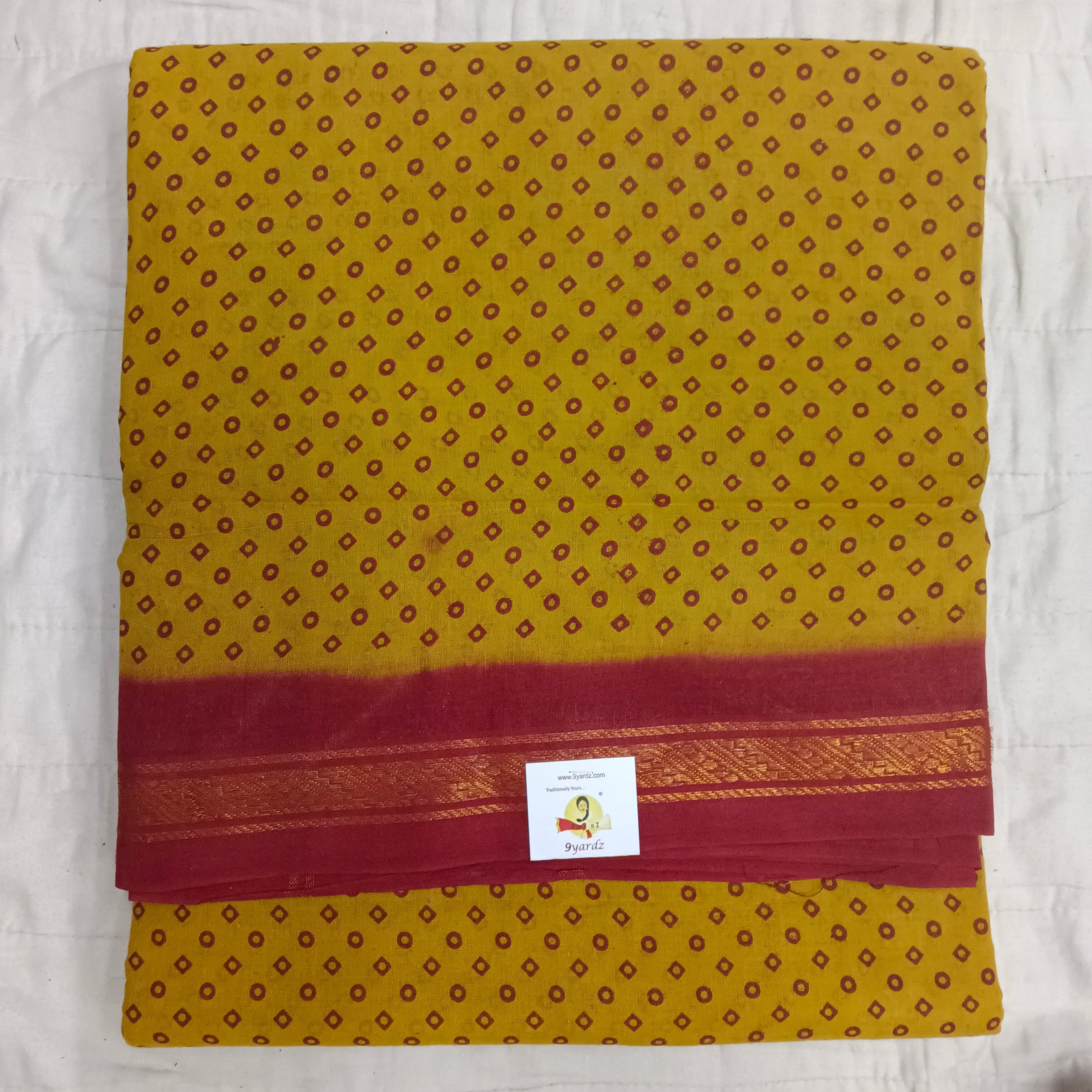 Sungudi cotton 12 yardz