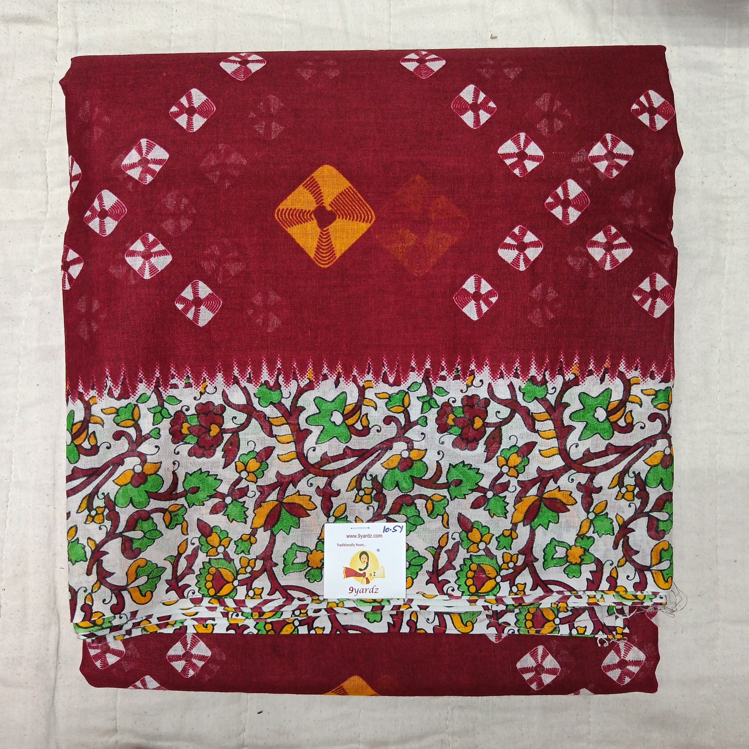Erode cotton 10.5 yards madisar