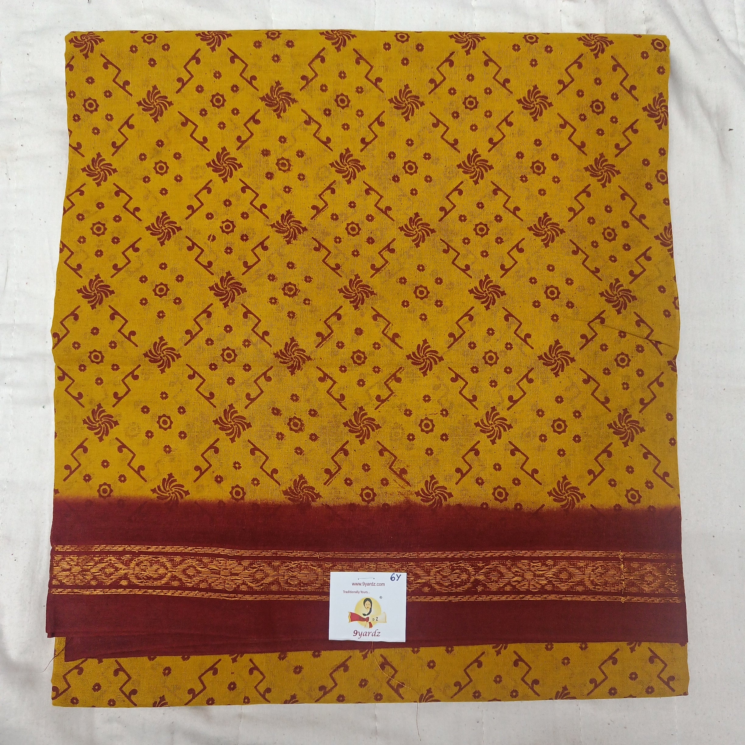 Sungudi cotton 6 yards