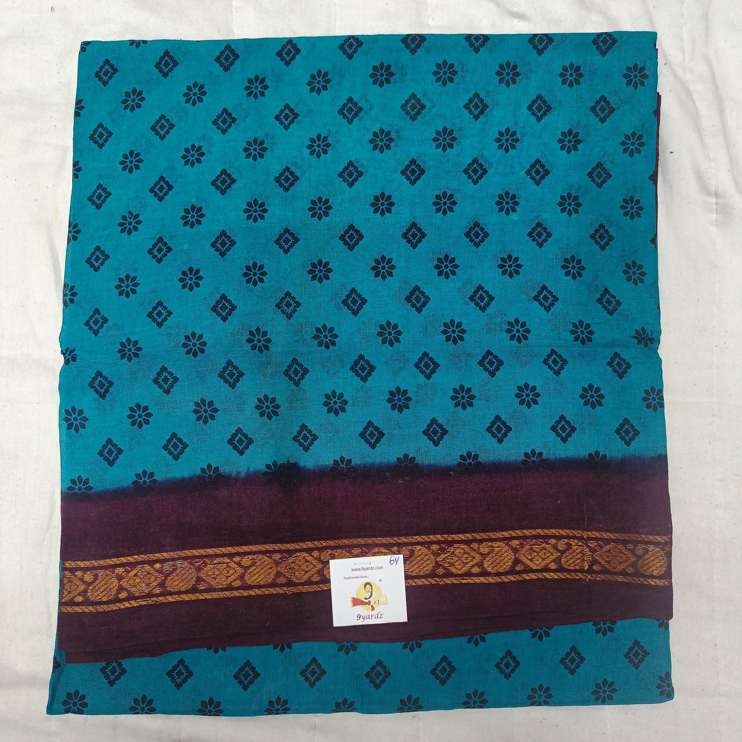 Sungudi cotton 6 yards