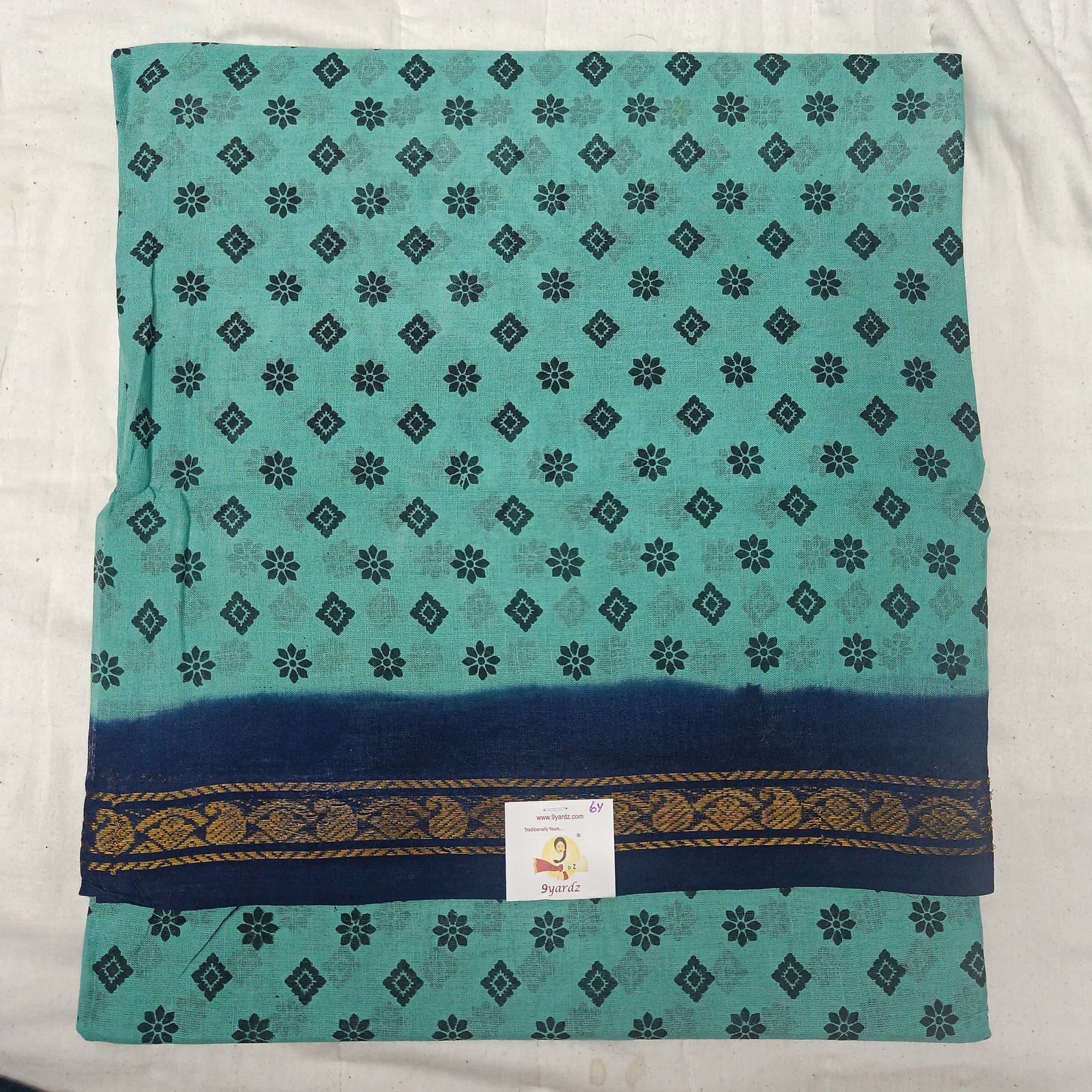 Sungudi cotton 6 yards