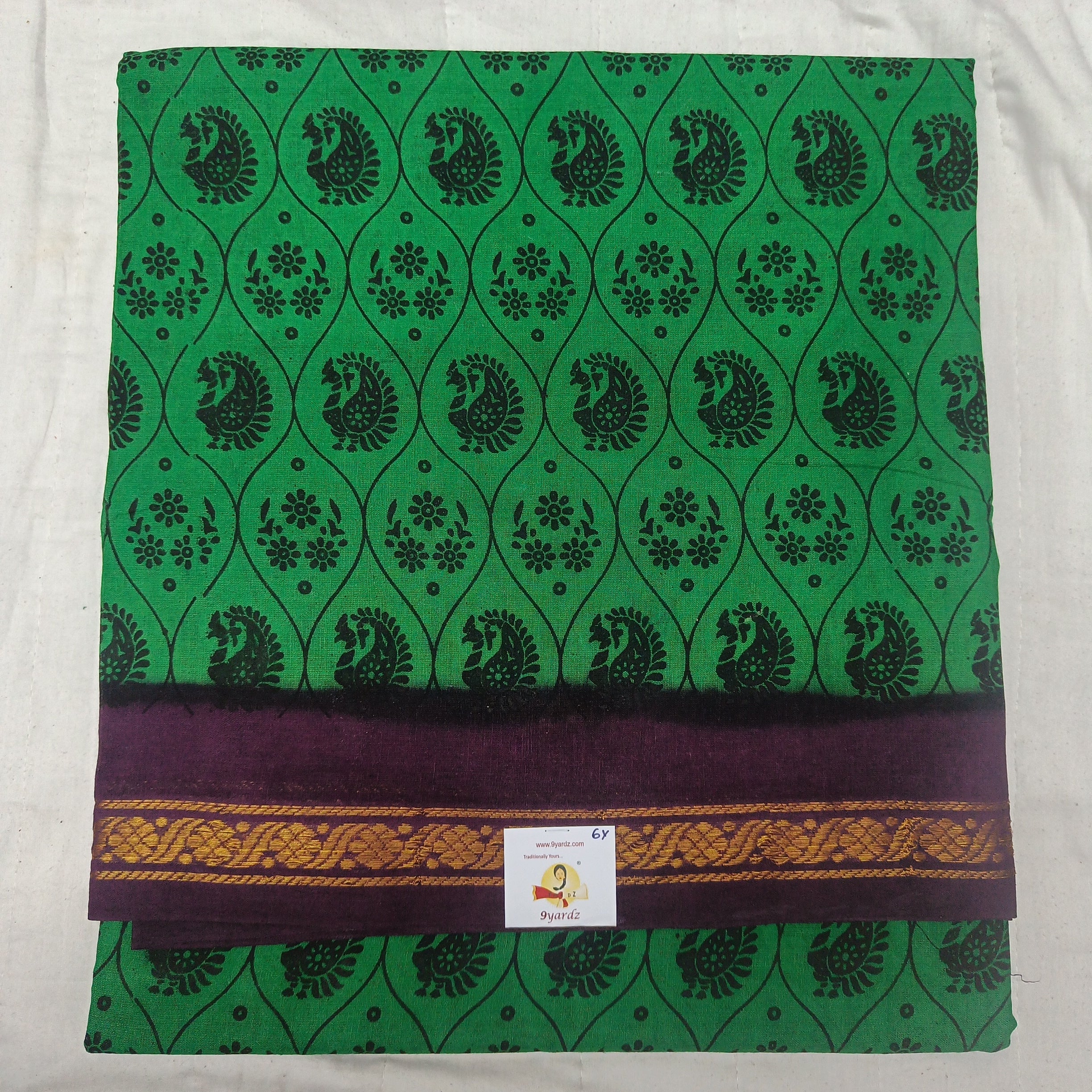 Sungudi cotton 6 yards