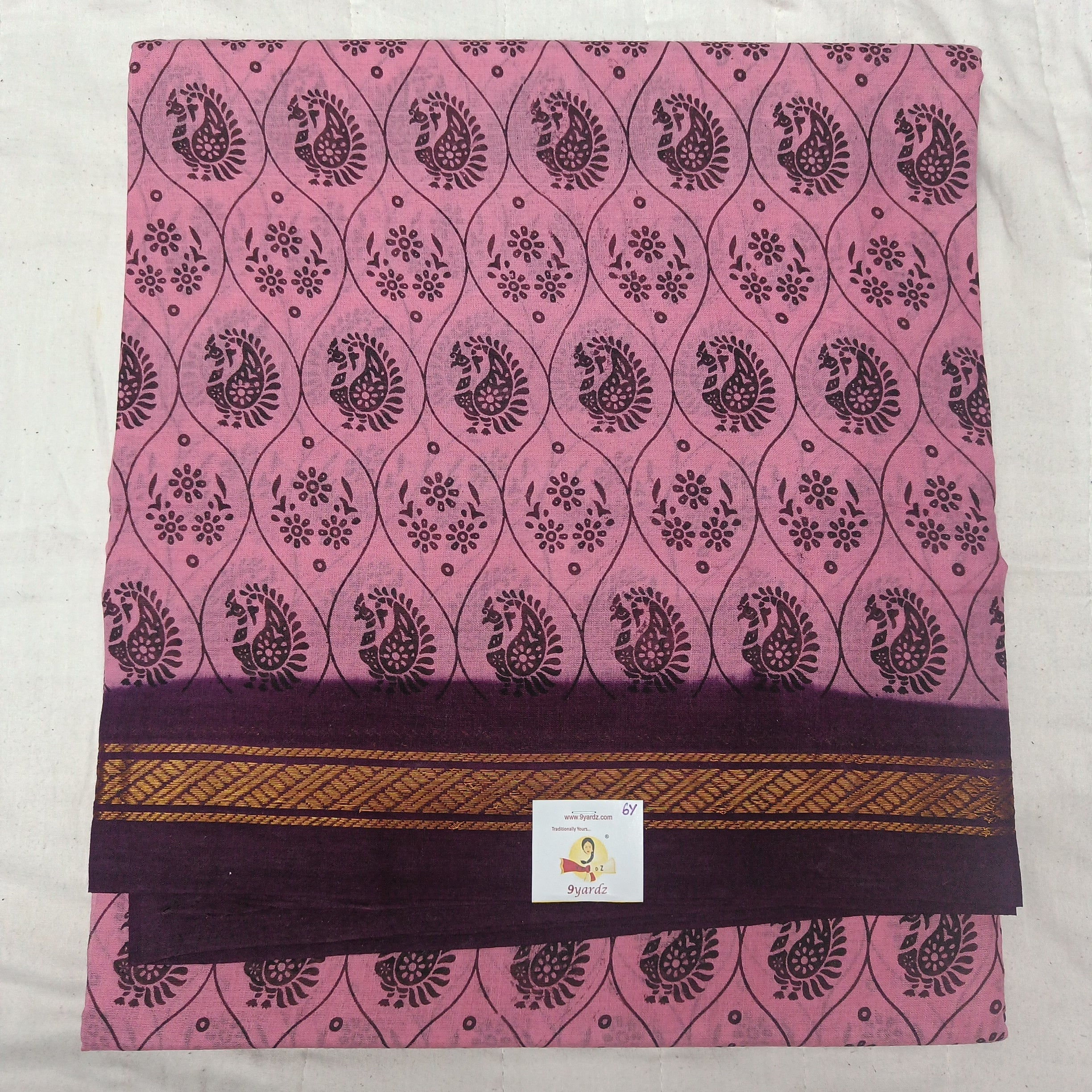 Sungudi cotton 6 yards