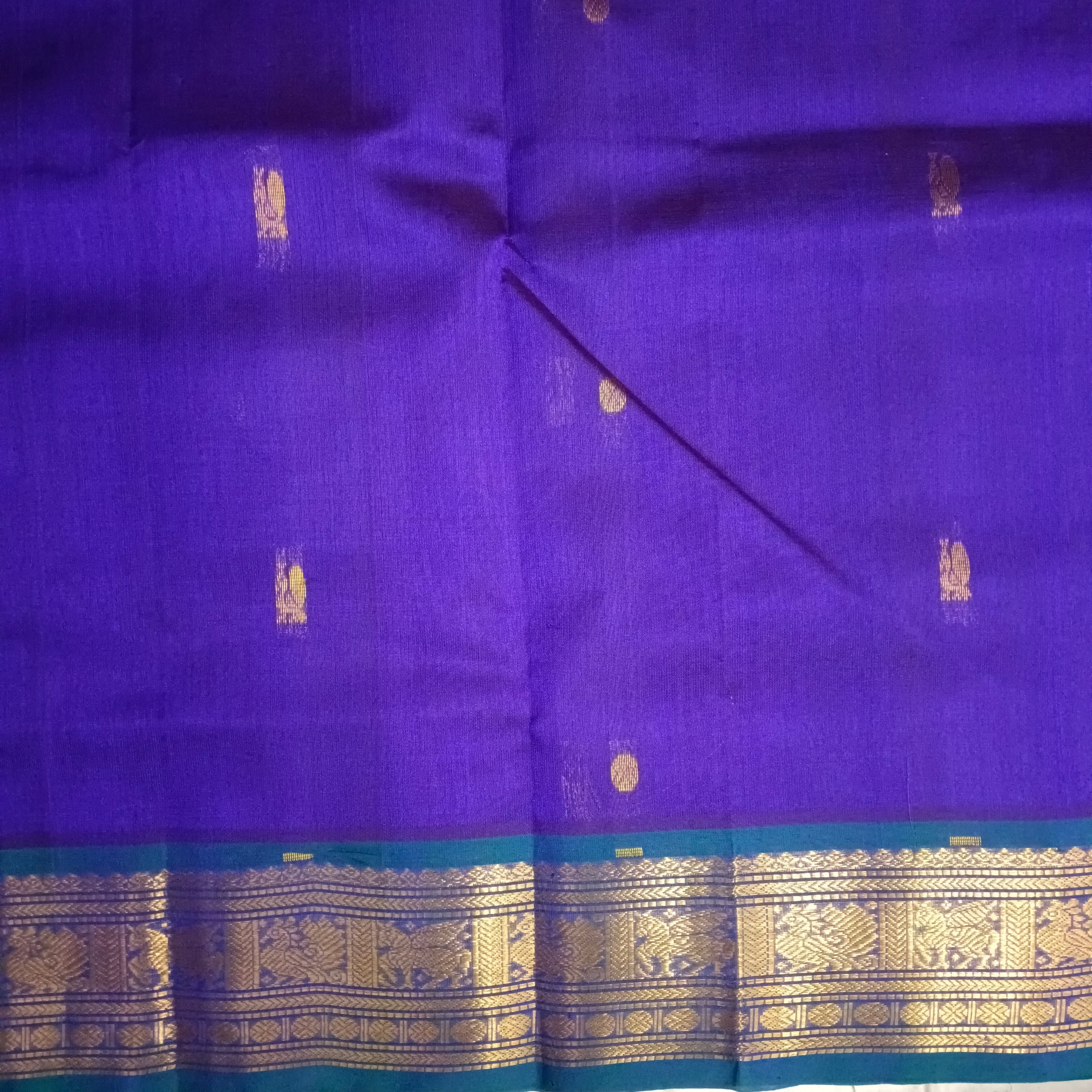 Pure silk cotton- Butta, 10 yards madisar