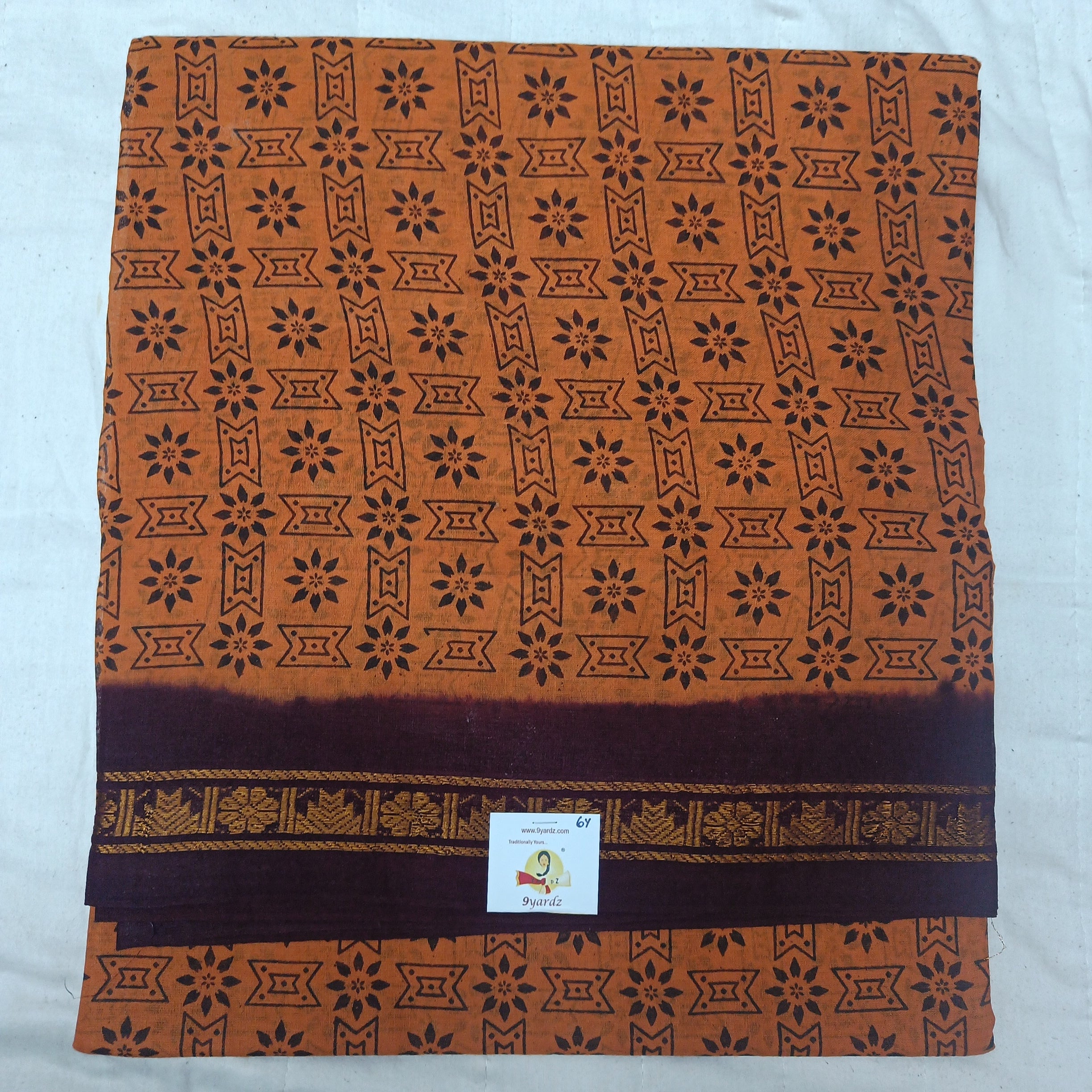 Sungudi cotton 6 yards