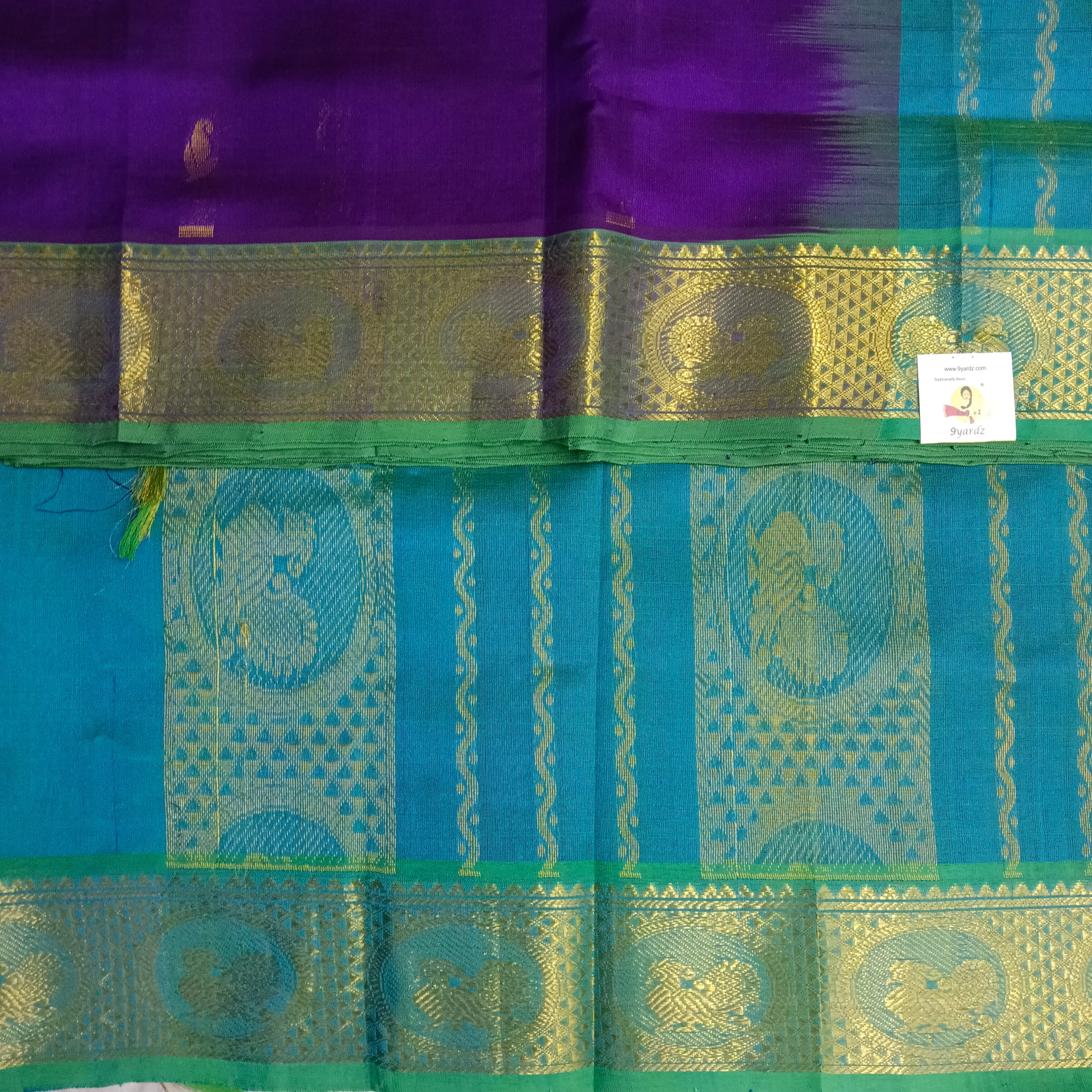 Pure silk cotton- Butta, 10 yards madisar
