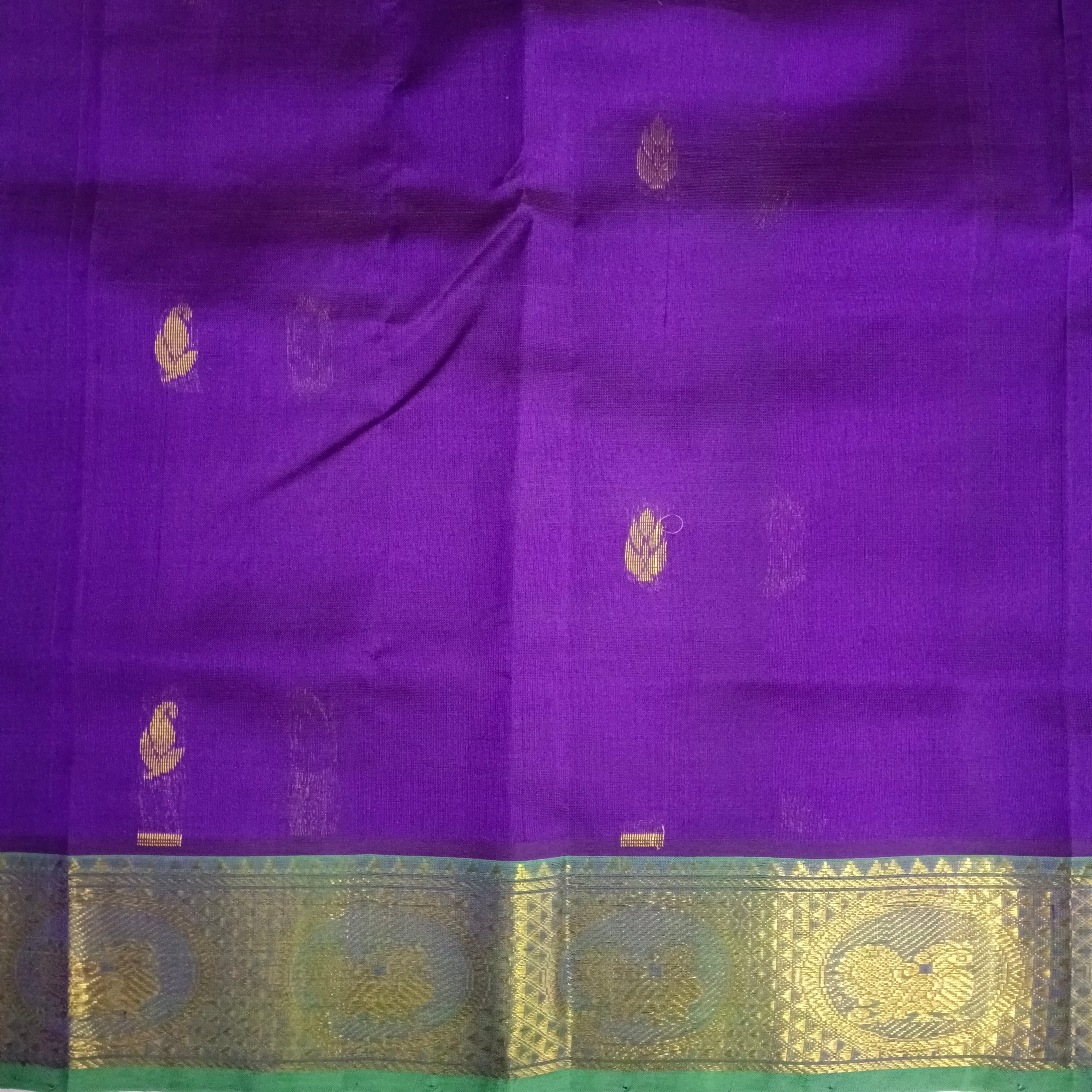 Pure silk cotton- Butta, 10 yards madisar