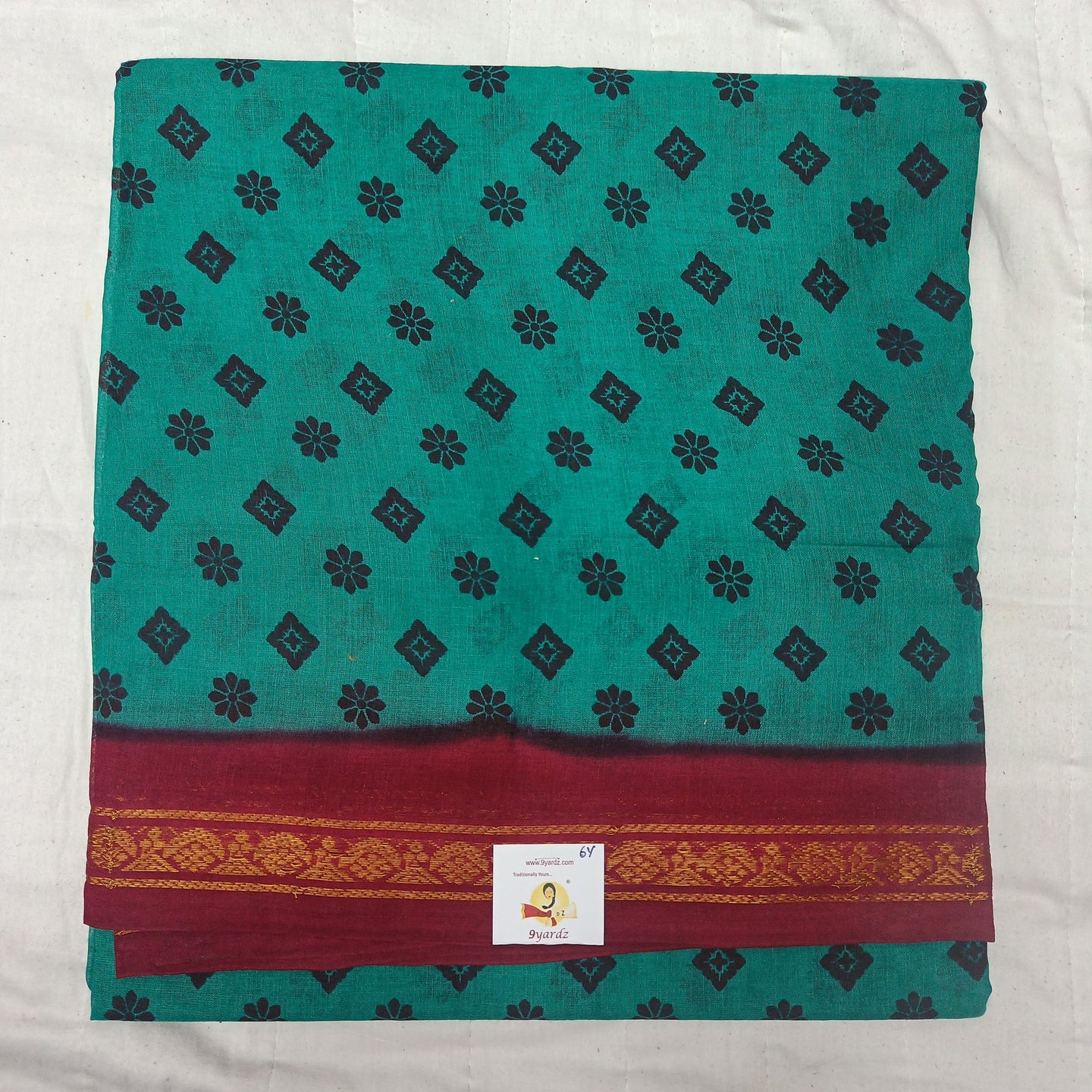 Sungudi cotton 6 yards