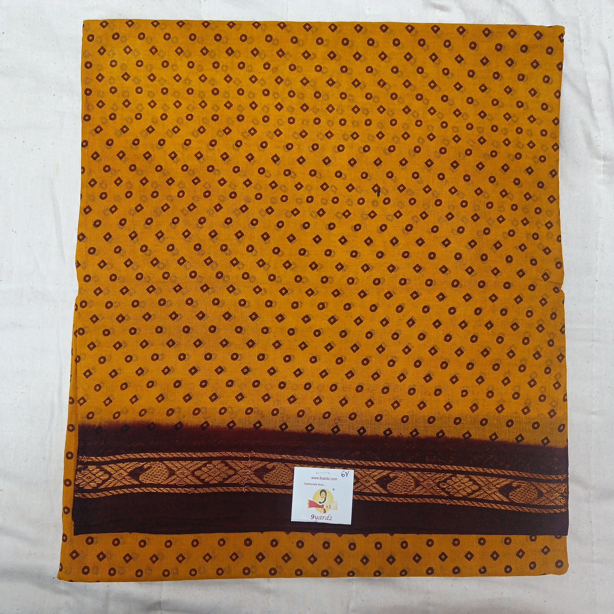 Sungudi cotton 6 yards