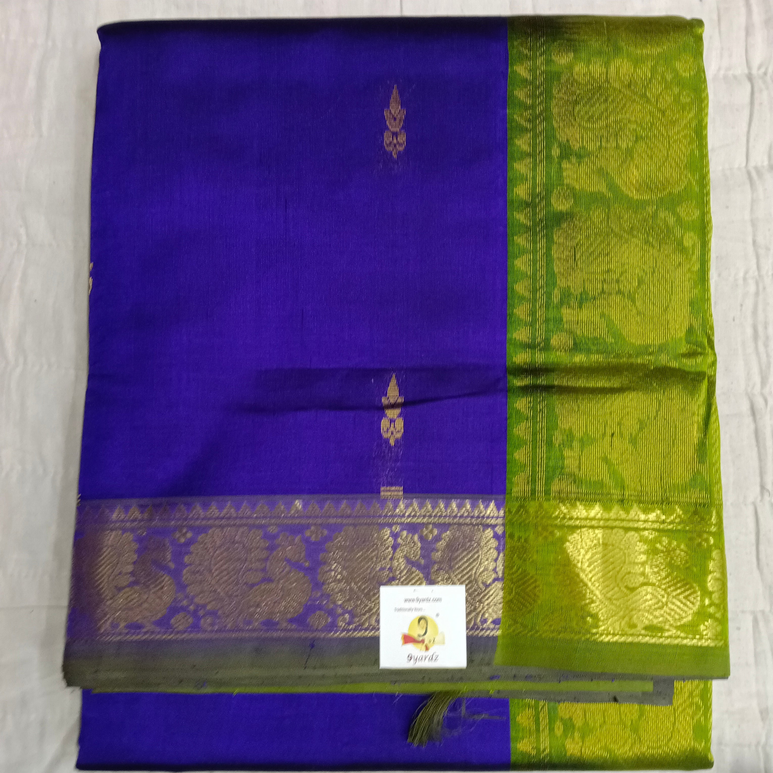 Pure silk cotton- Butta, 10 yards madisar