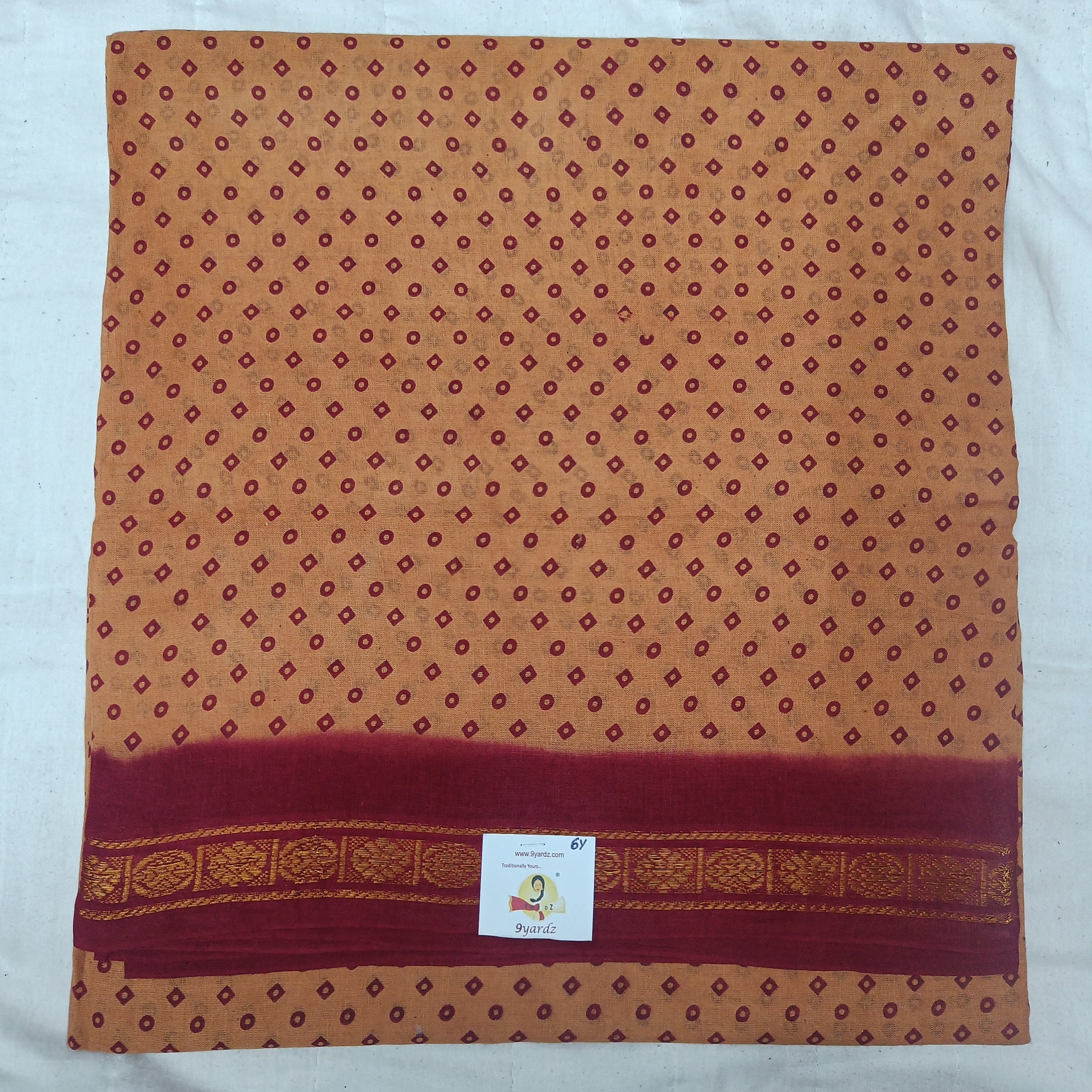 Sungudi cotton 6 yards
