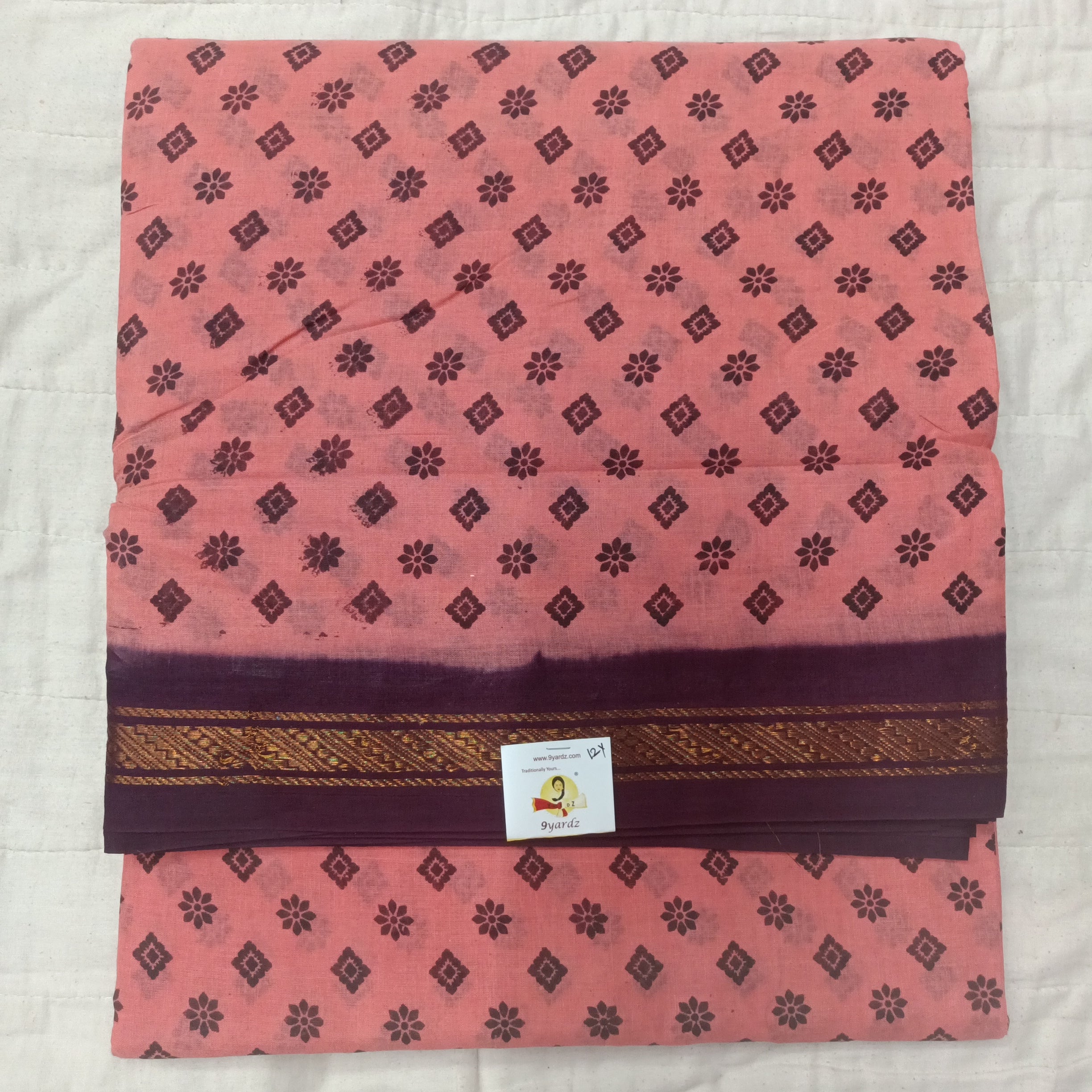 Sungudi cotton 12 yardz