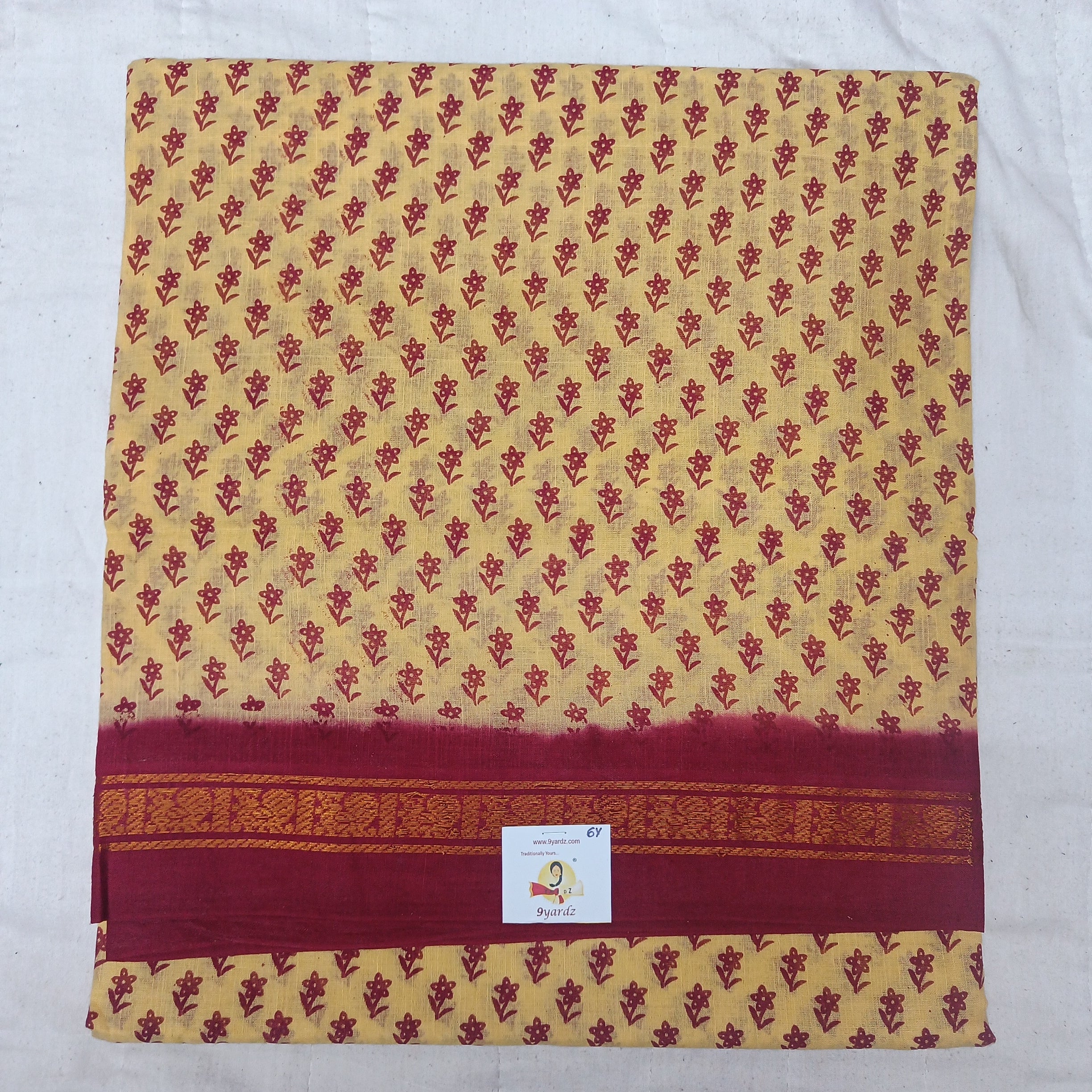 Sungudi cotton 6 yards