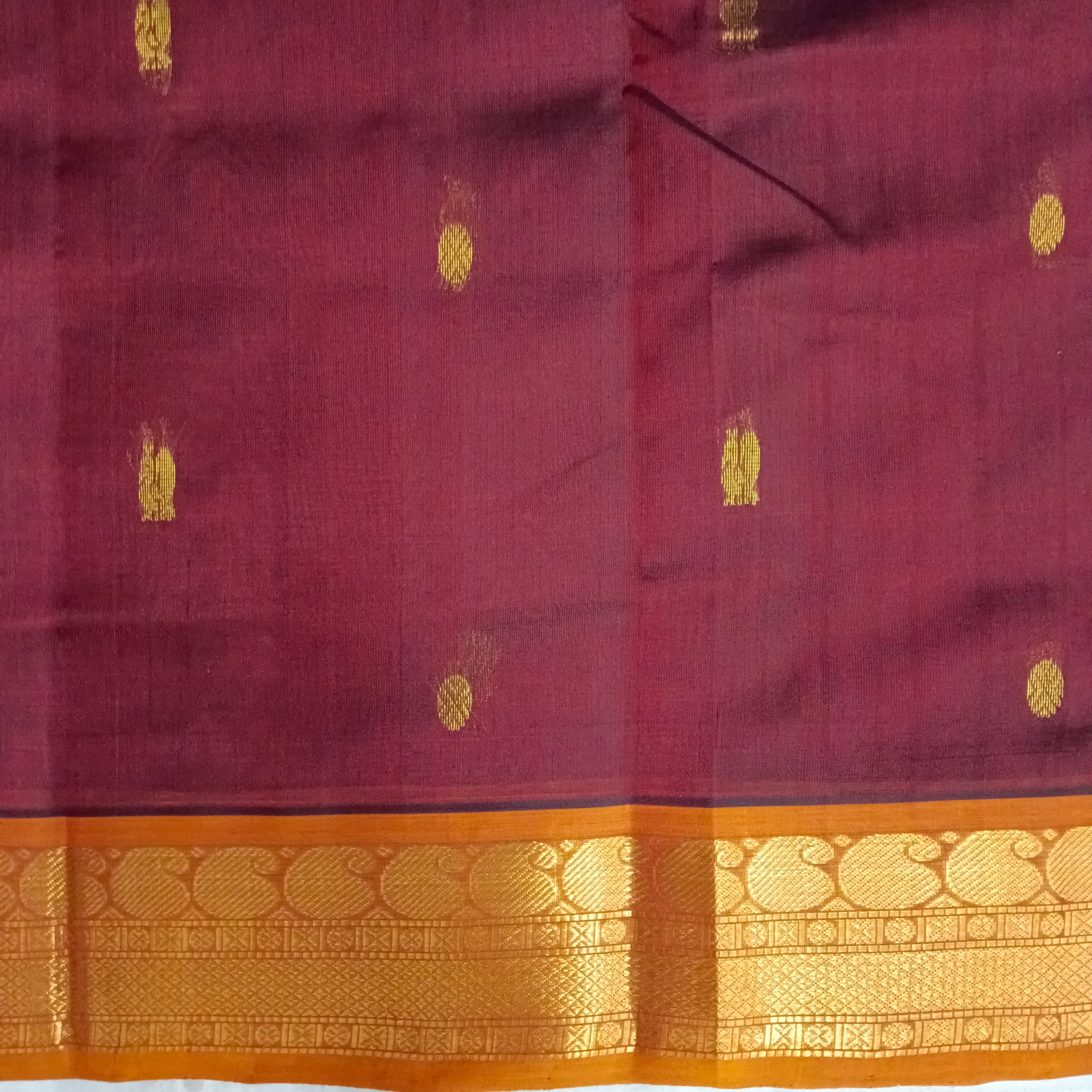 Pure silk cotton- Butta, 10 yards madisar