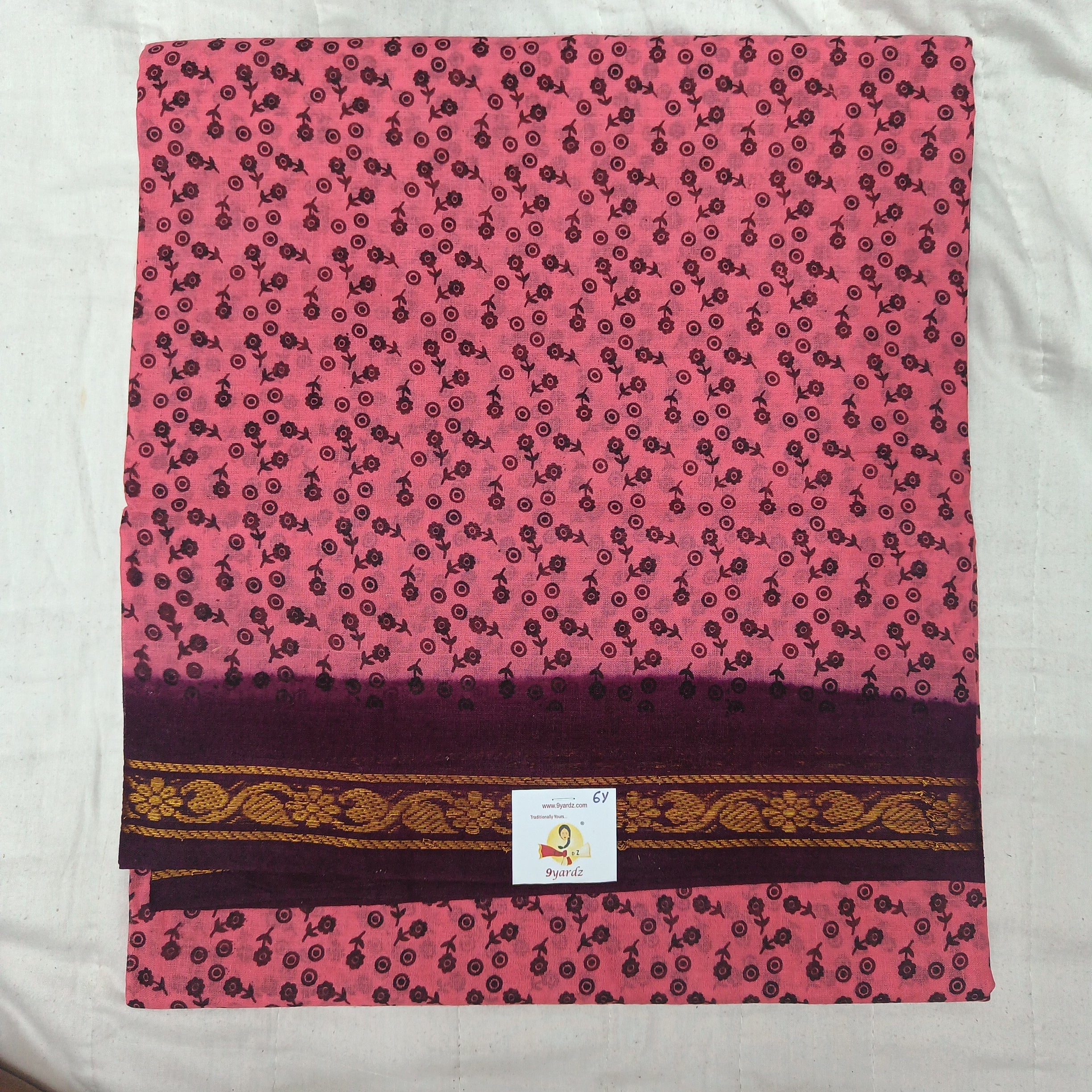 Sungudi cotton 6 yards
