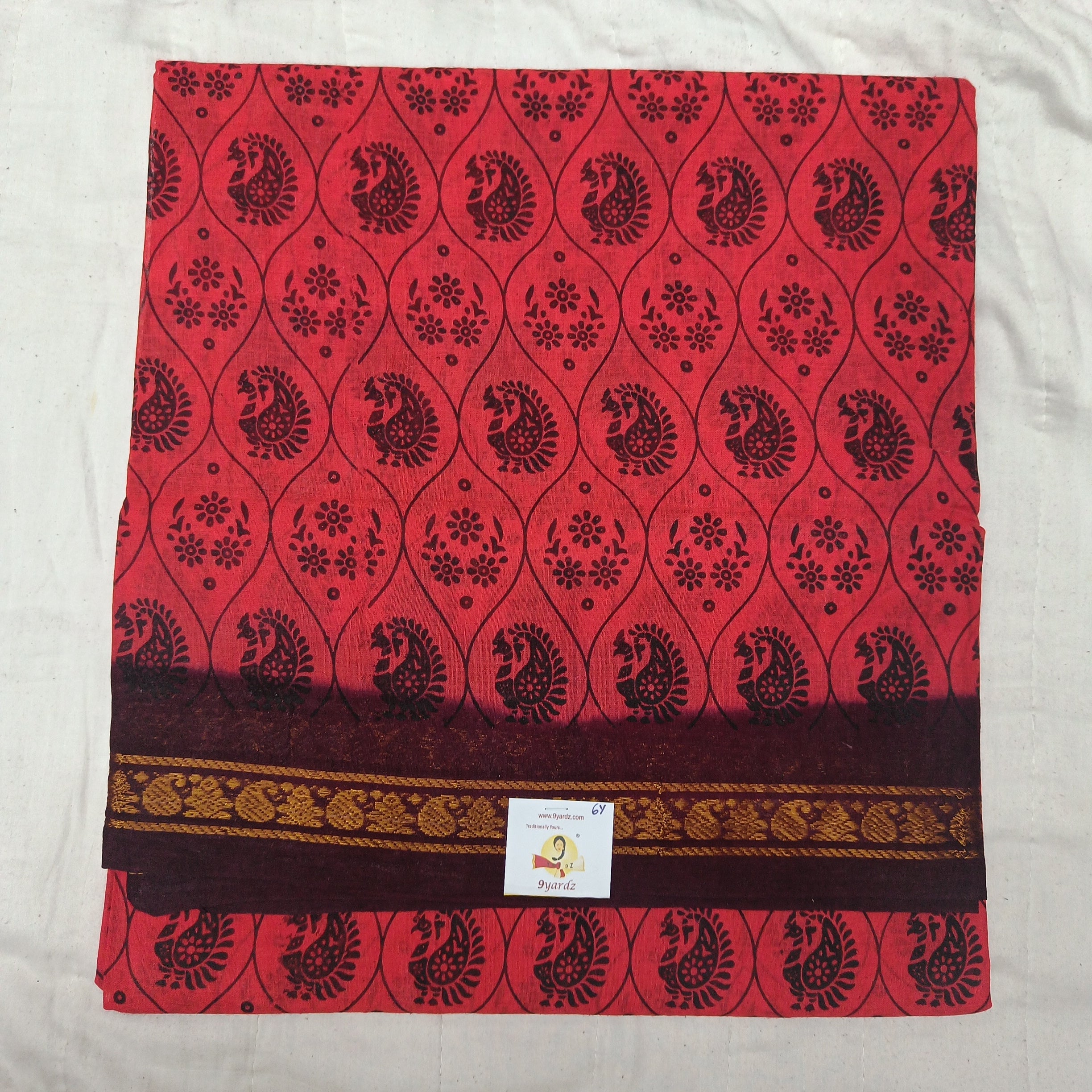 Sungudi cotton 6 yards