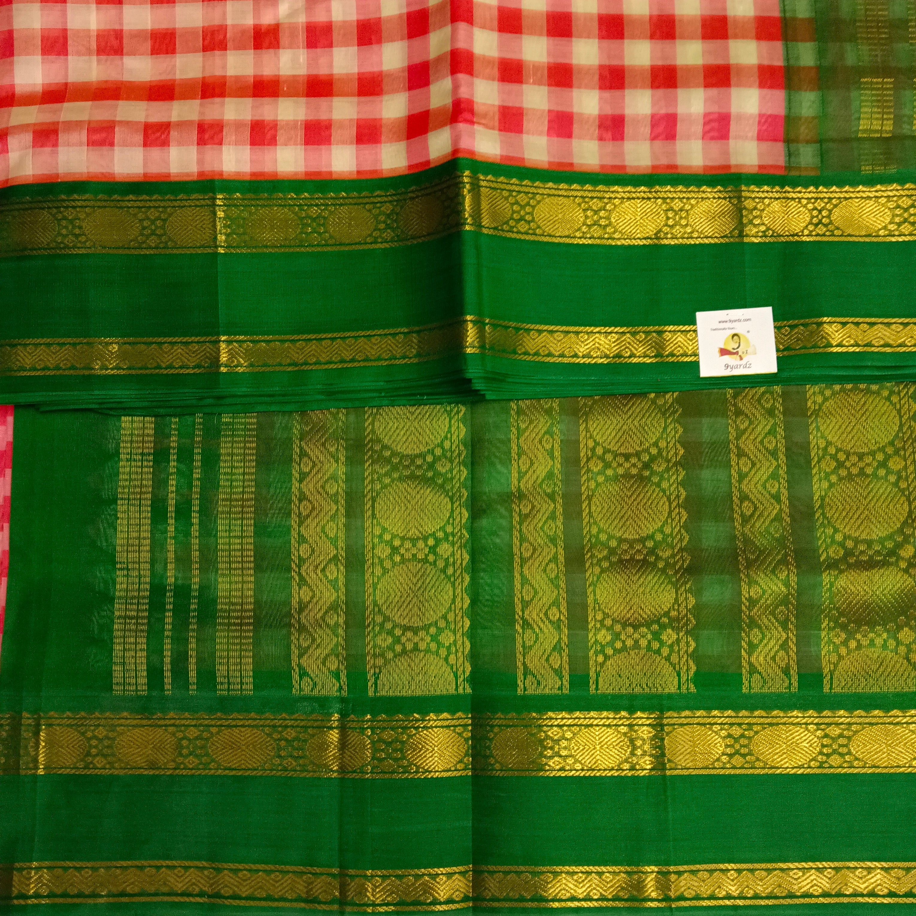 Korvai 10yardz Multi Checked