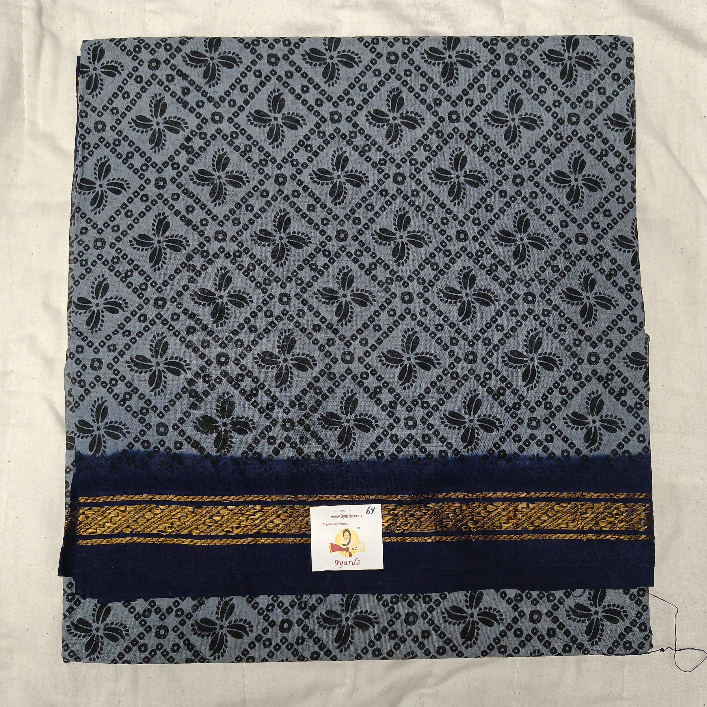 Sungudi cotton 6 yards