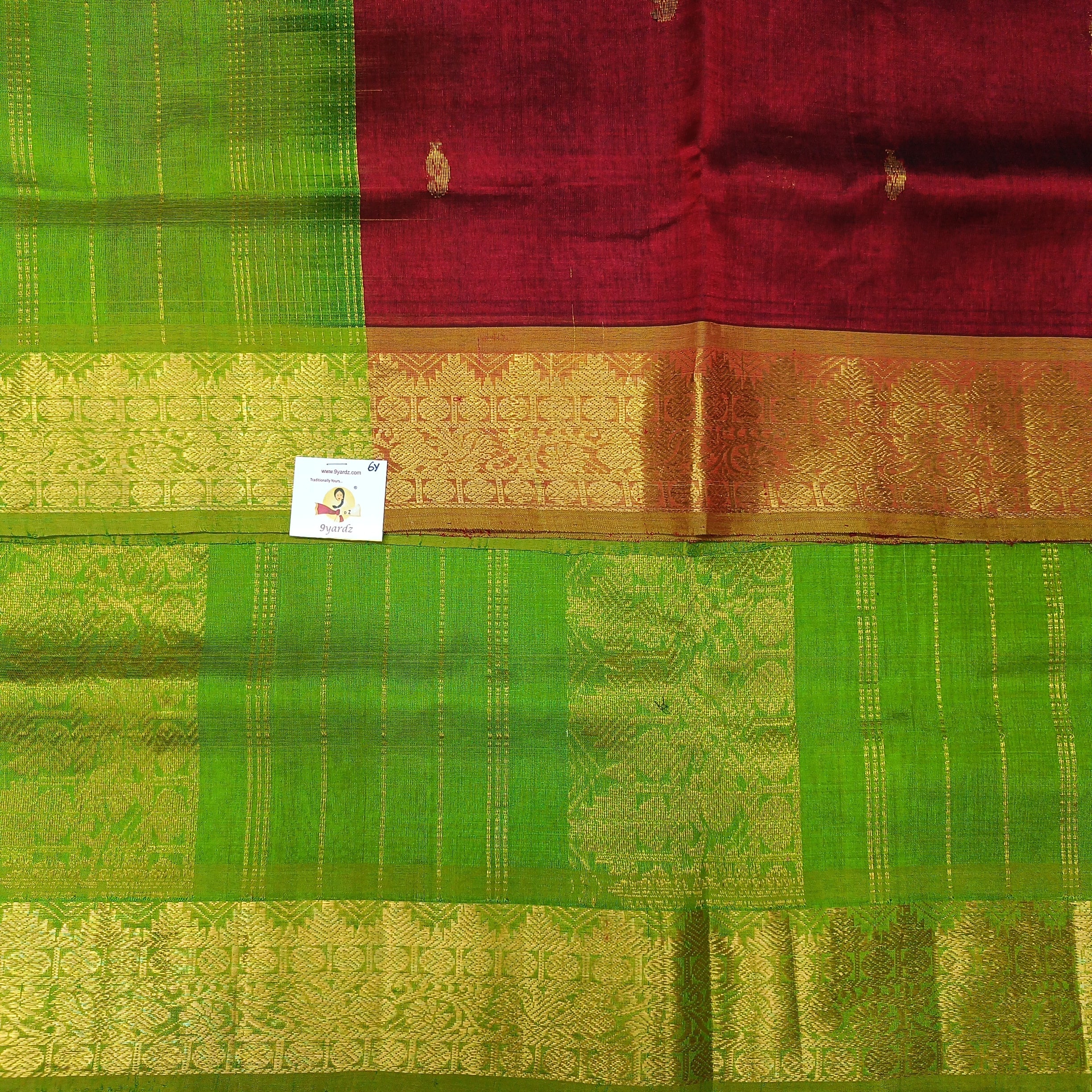 Pure silk cotton 6 yards